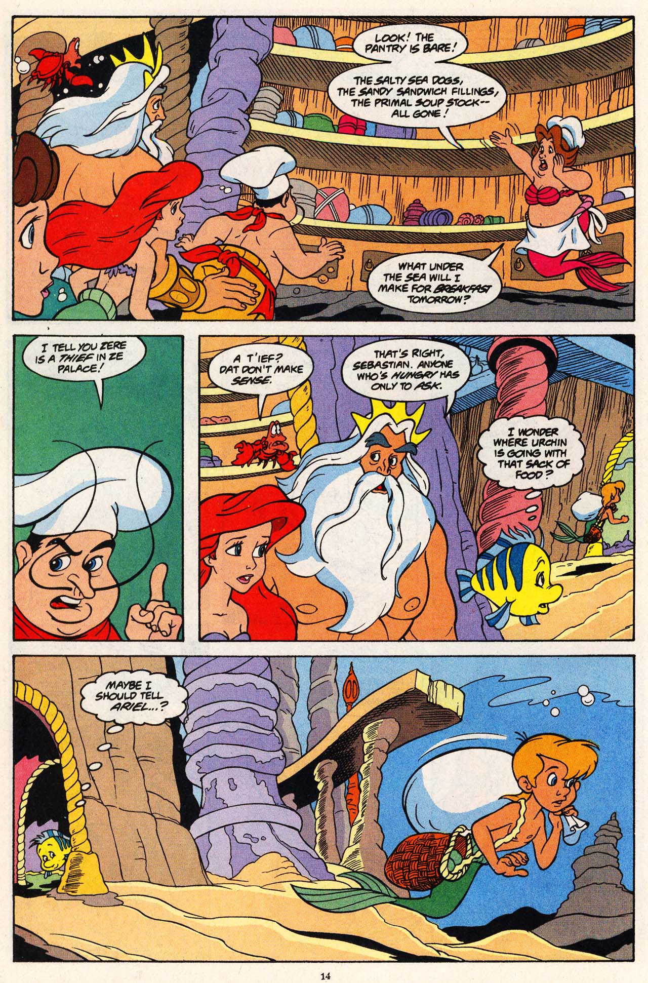 Read online Disney's The Little Mermaid comic -  Issue #6 - 16