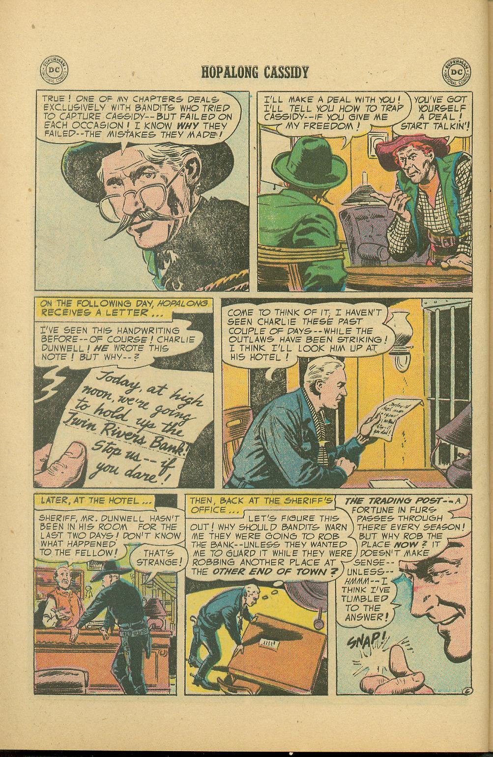 Read online Hopalong Cassidy comic -  Issue #100 - 8