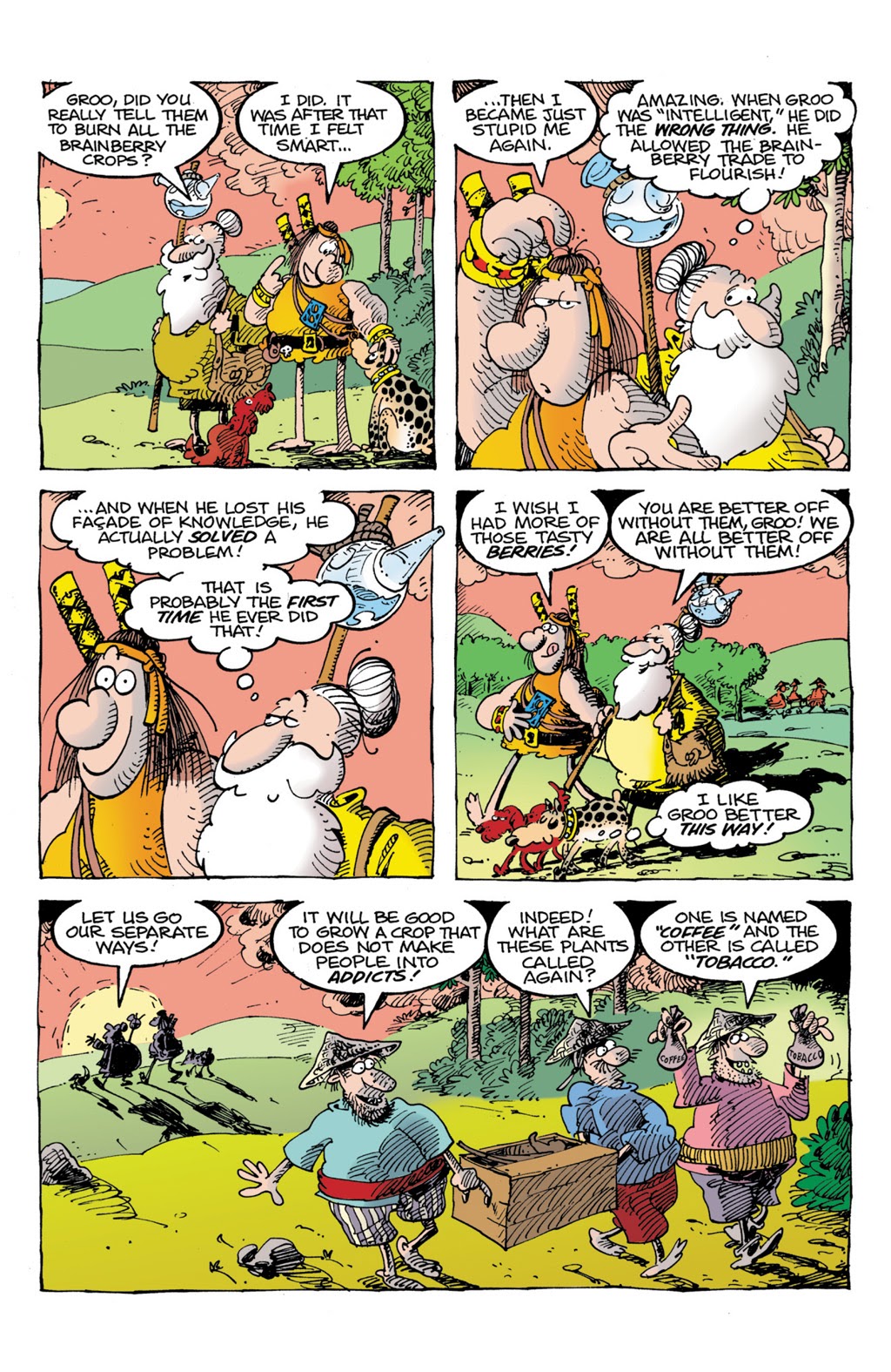Read online Sergio Aragonés' Groo: The Most Intelligent Man In The World comic -  Issue # TPB - 98