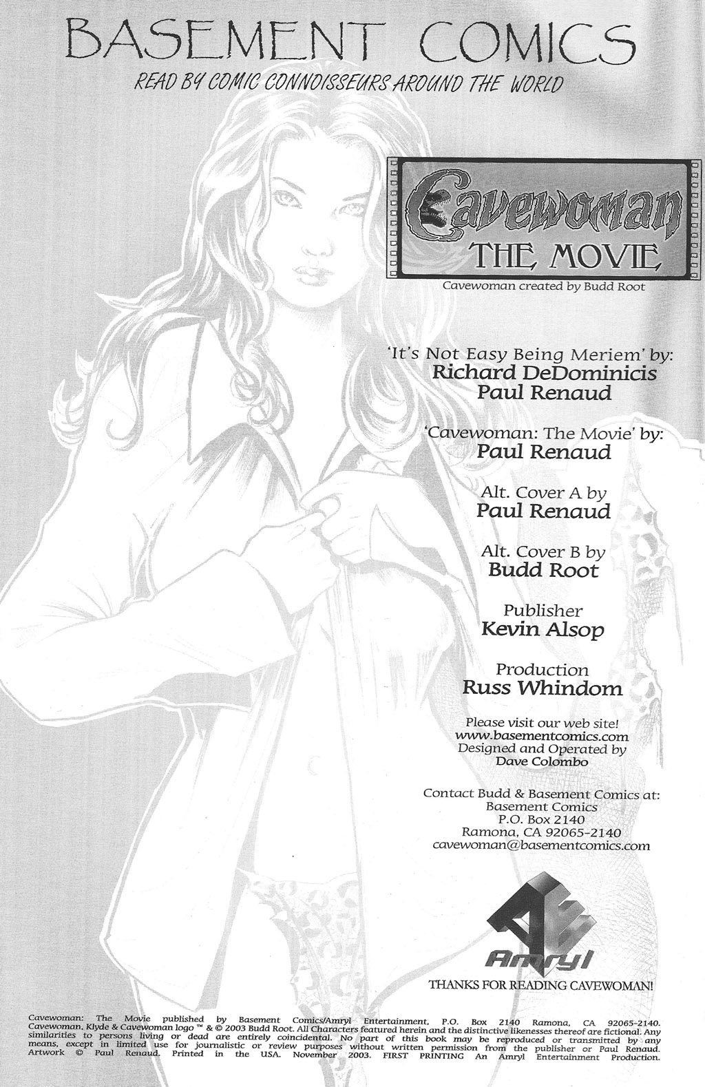 Read online Cavewoman: The Movie comic -  Issue # Full - 3