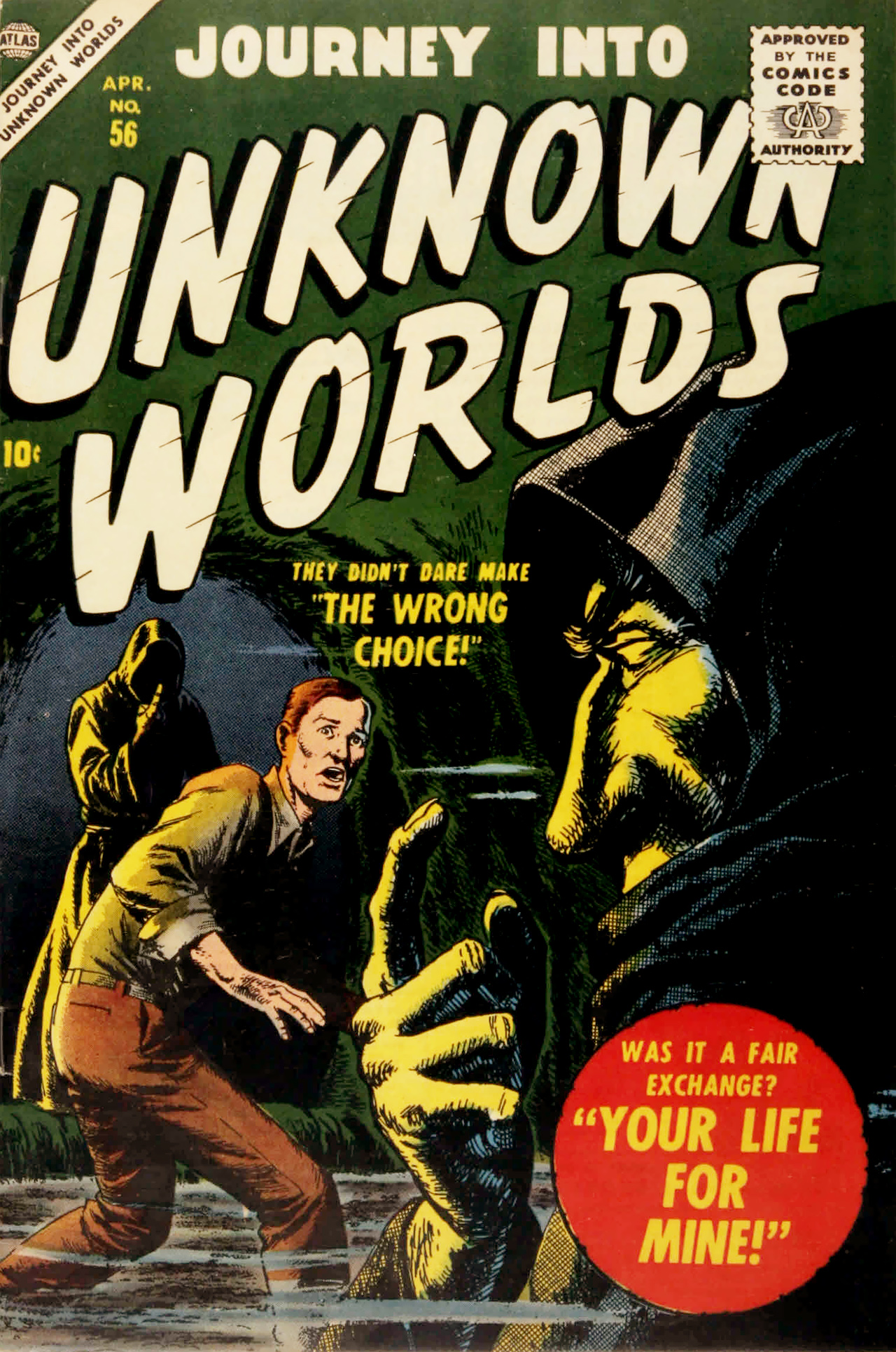 Read online Journey Into Unknown Worlds comic -  Issue #56 - 1