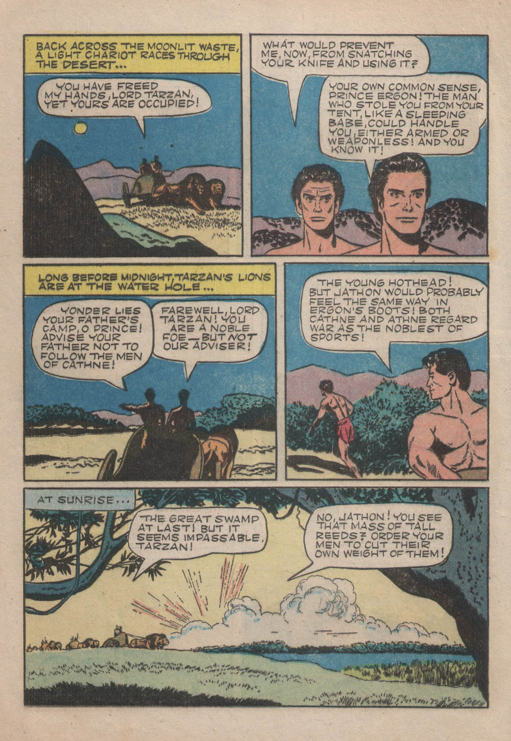 Read online Tarzan (1948) comic -  Issue #35 - 16