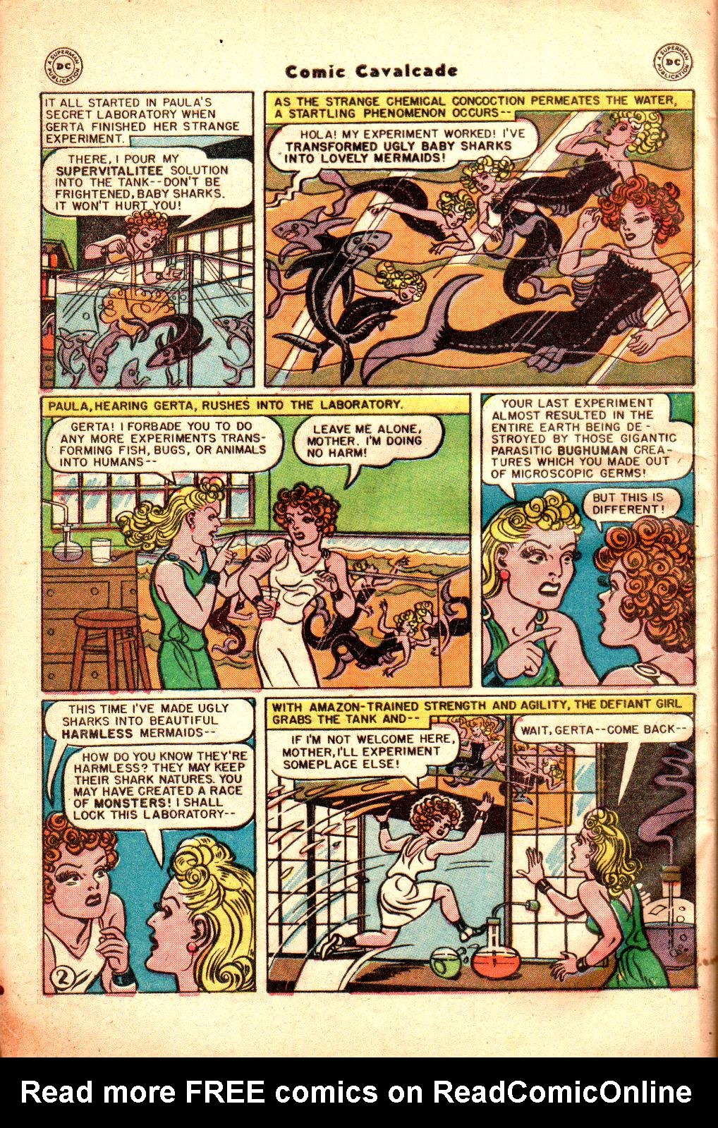 Read online Comic Cavalcade comic -  Issue #21 - 4