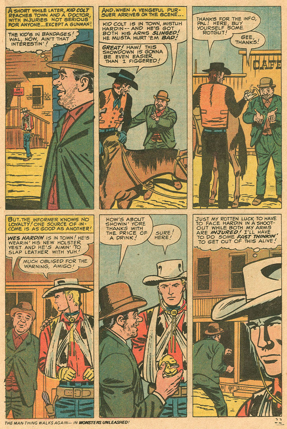 Read online Kid Colt Outlaw comic -  Issue #183 - 24
