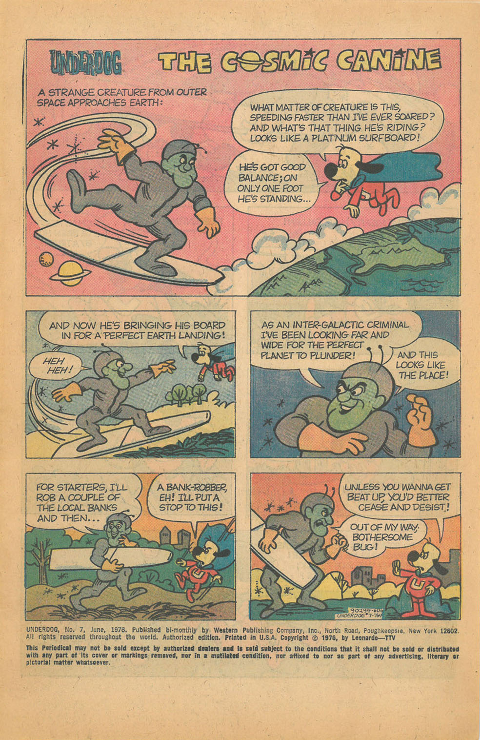 Read online Underdog (1975) comic -  Issue #7 - 3
