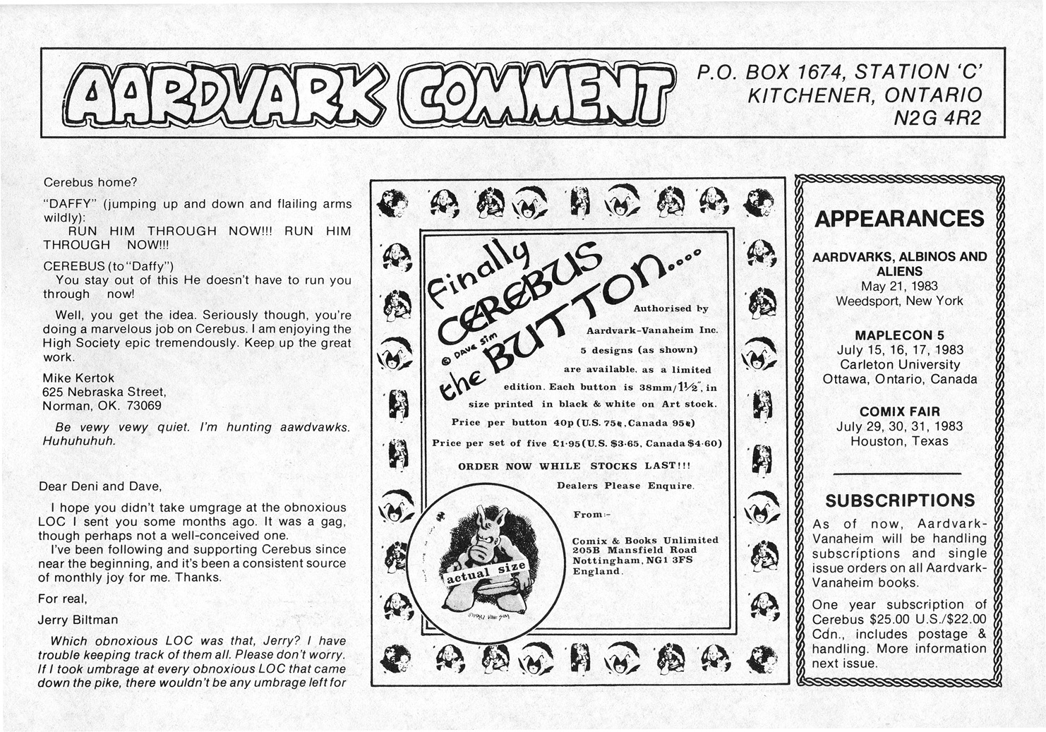 Read online Cerebus comic -  Issue #49 - 30