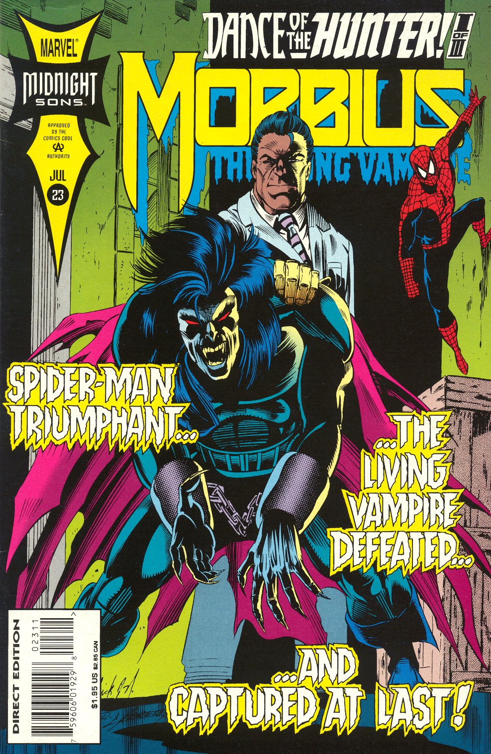 Read online Morbius: The Living Vampire (1992) comic -  Issue #23 - 1