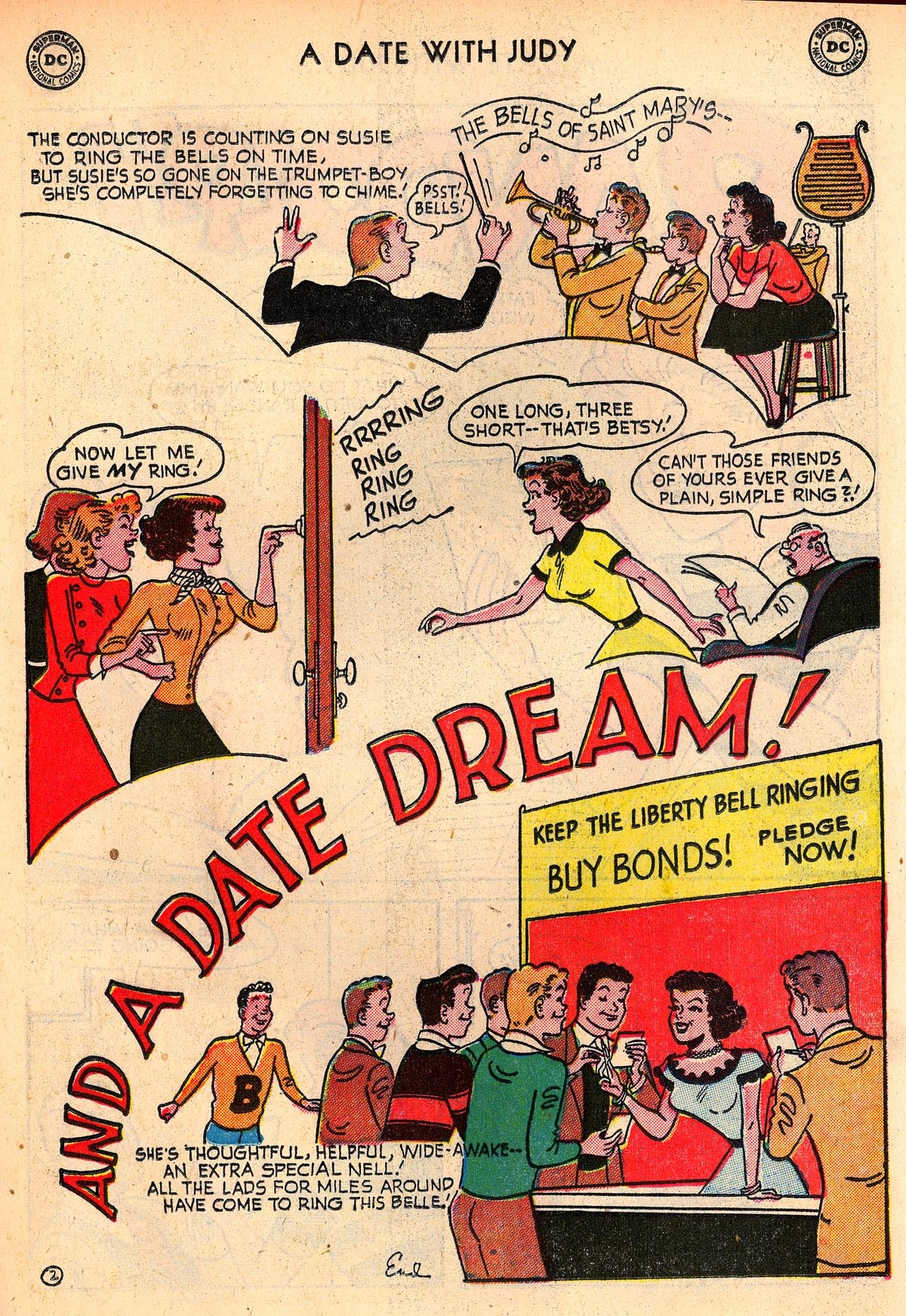 Read online A Date with Judy comic -  Issue #30 - 23