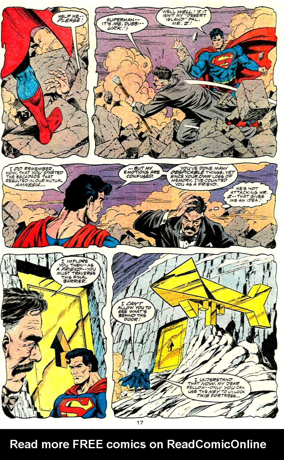 Read online Adventures of Superman (1987) comic -  Issue #485 - 18