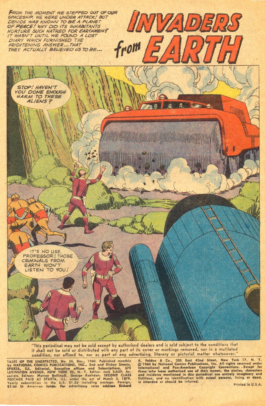 Read online Tales of the Unexpected comic -  Issue #56 - 3