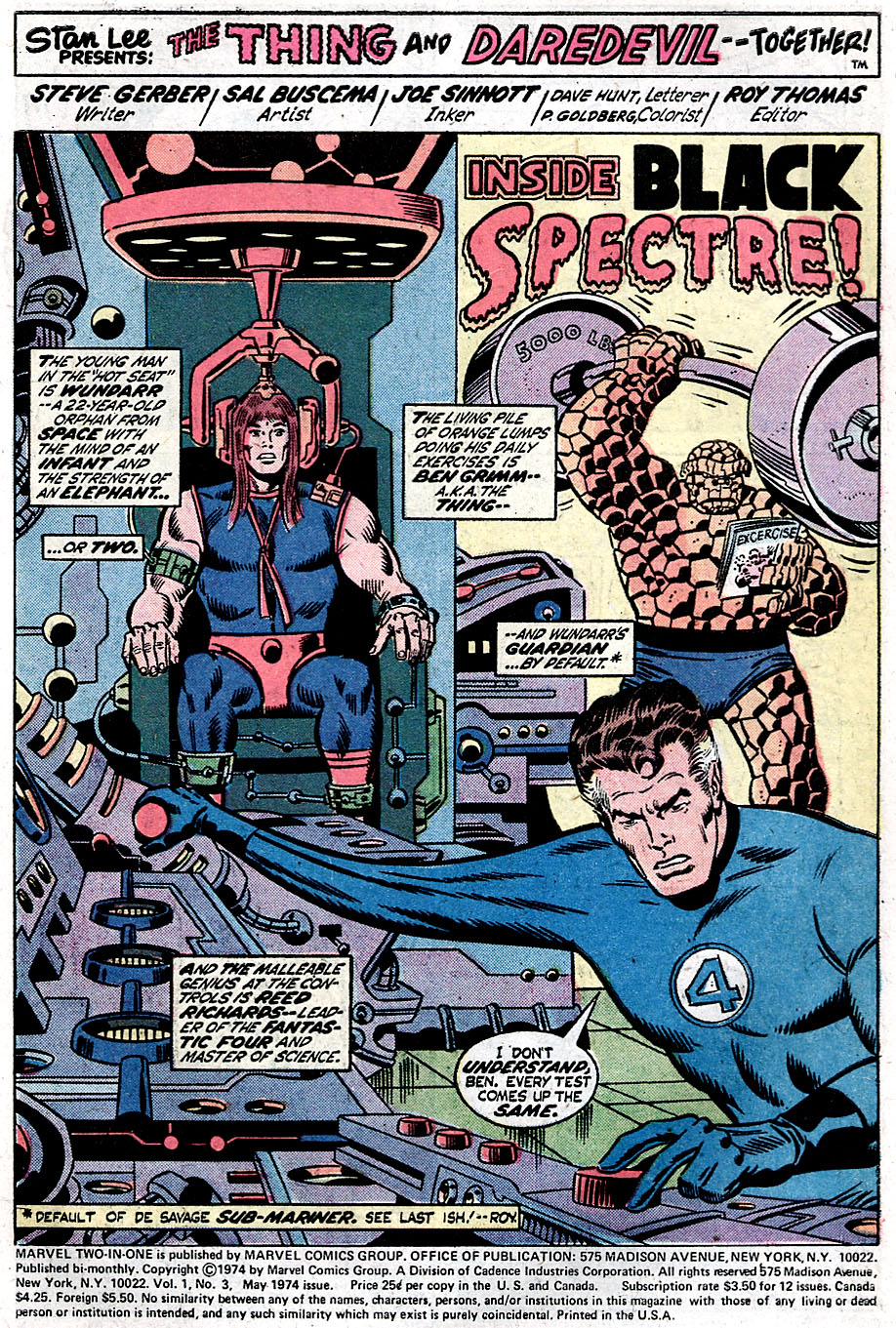 Marvel Two-In-One (1974) issue 3 - Page 2