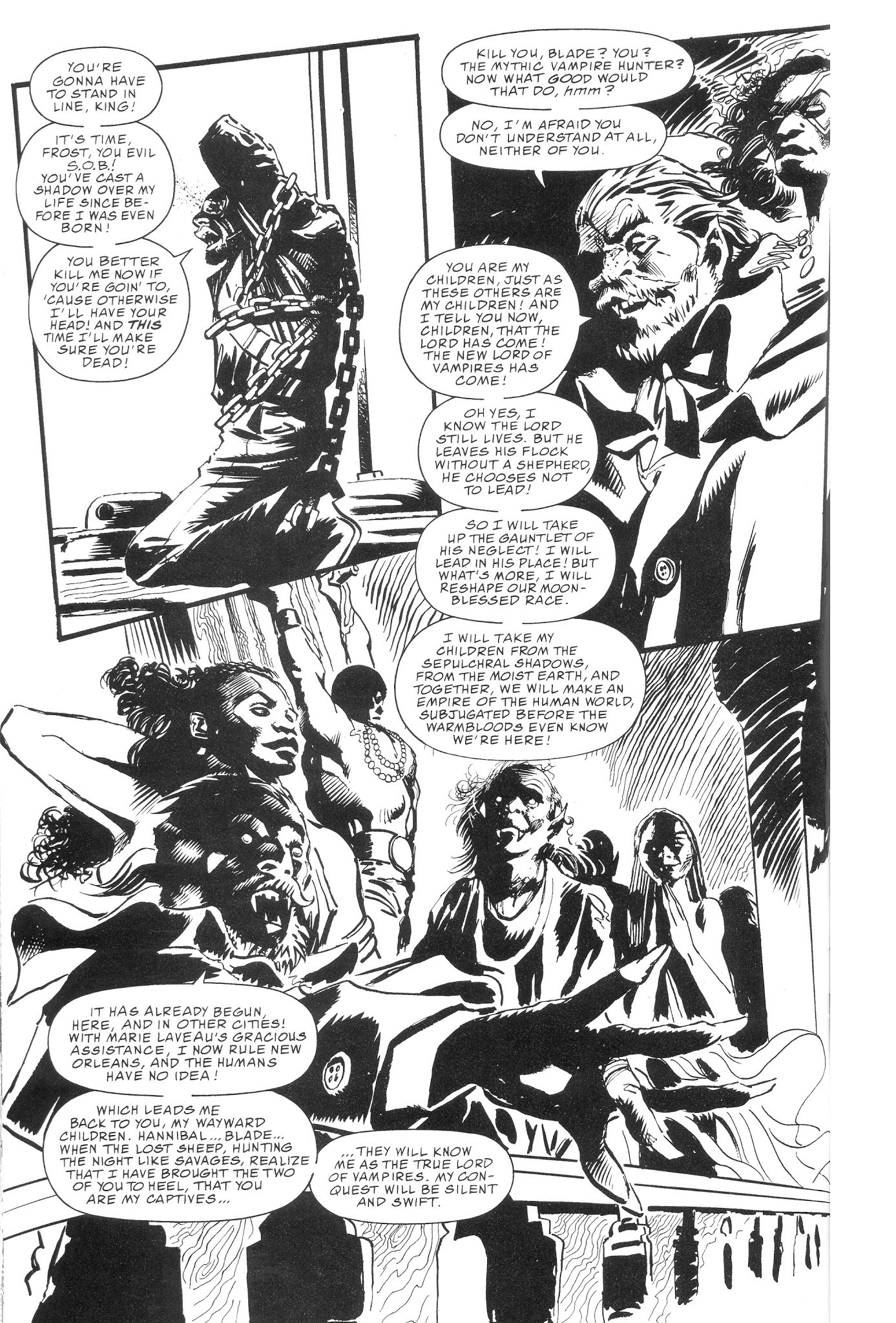 Read online Blade: Black & White comic -  Issue # TPB - 132