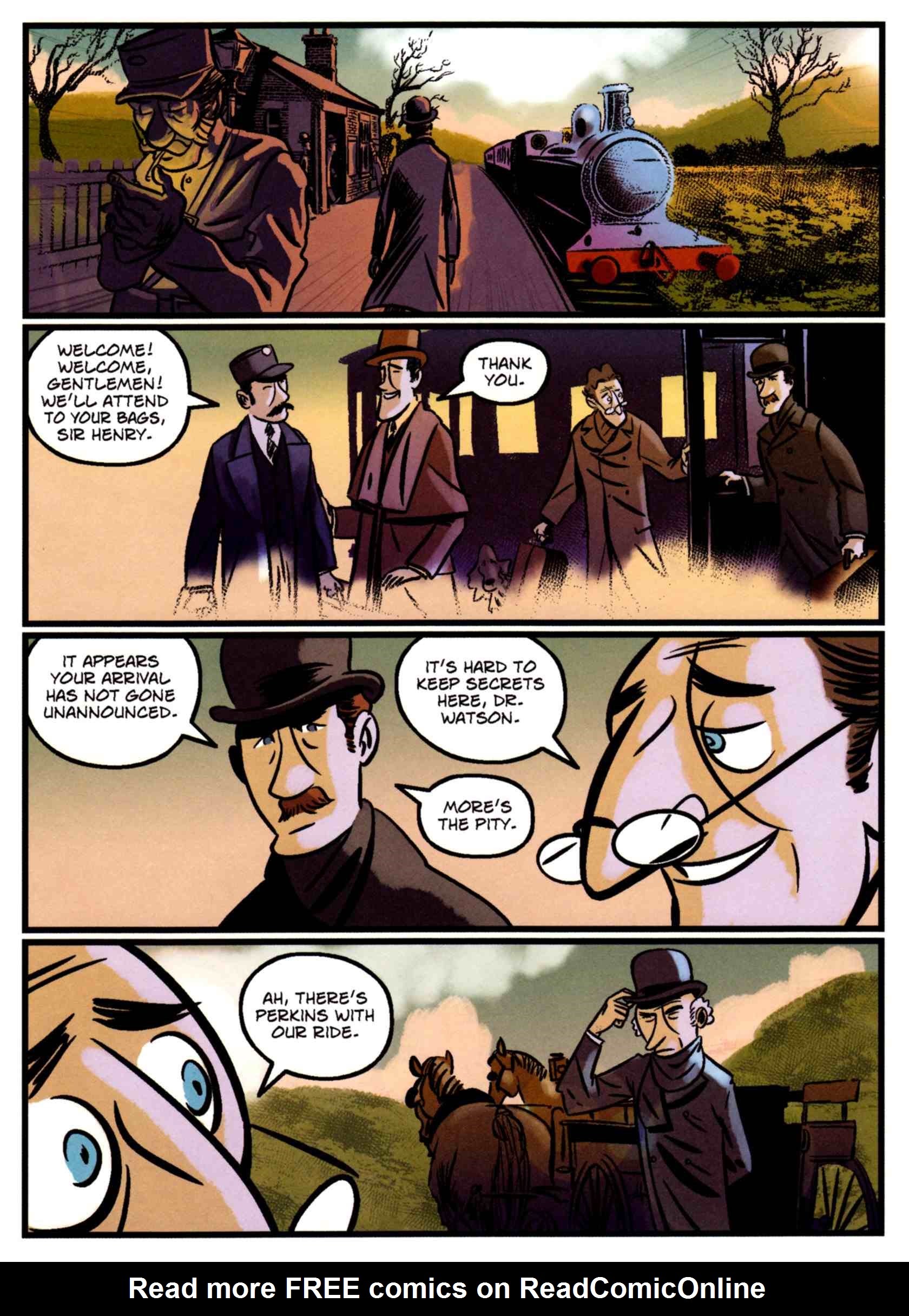 Read online The Hound of the Baskervilles (2009) comic -  Issue # TPB - 61