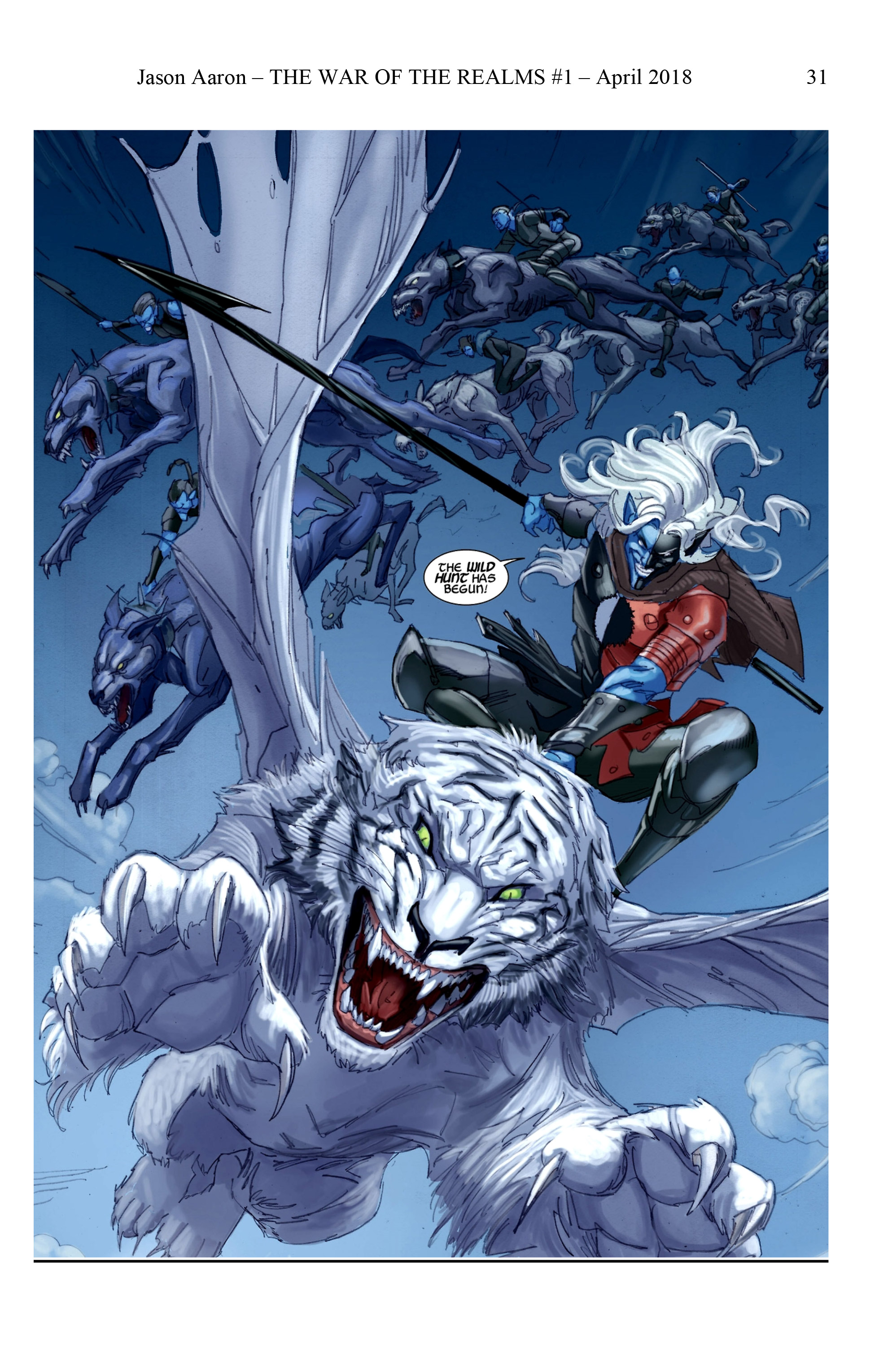 Read online War of the Realms comic -  Issue # _Director 's Cut - 95