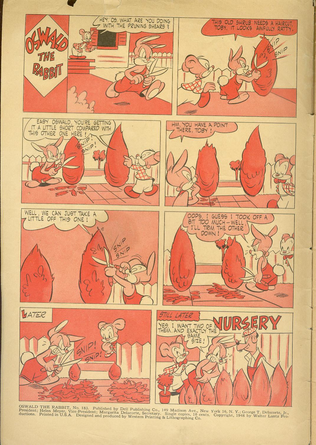 Read online Four Color Comics comic -  Issue #183 - 2