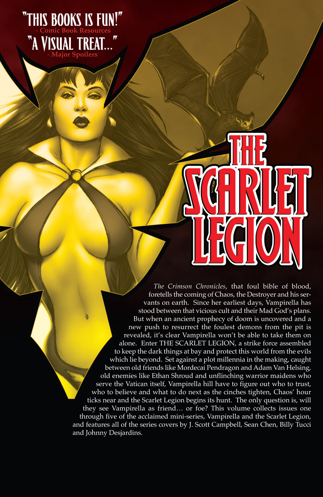 Read online Vampirella and the Scarlet Legion comic -  Issue # TPB - 135