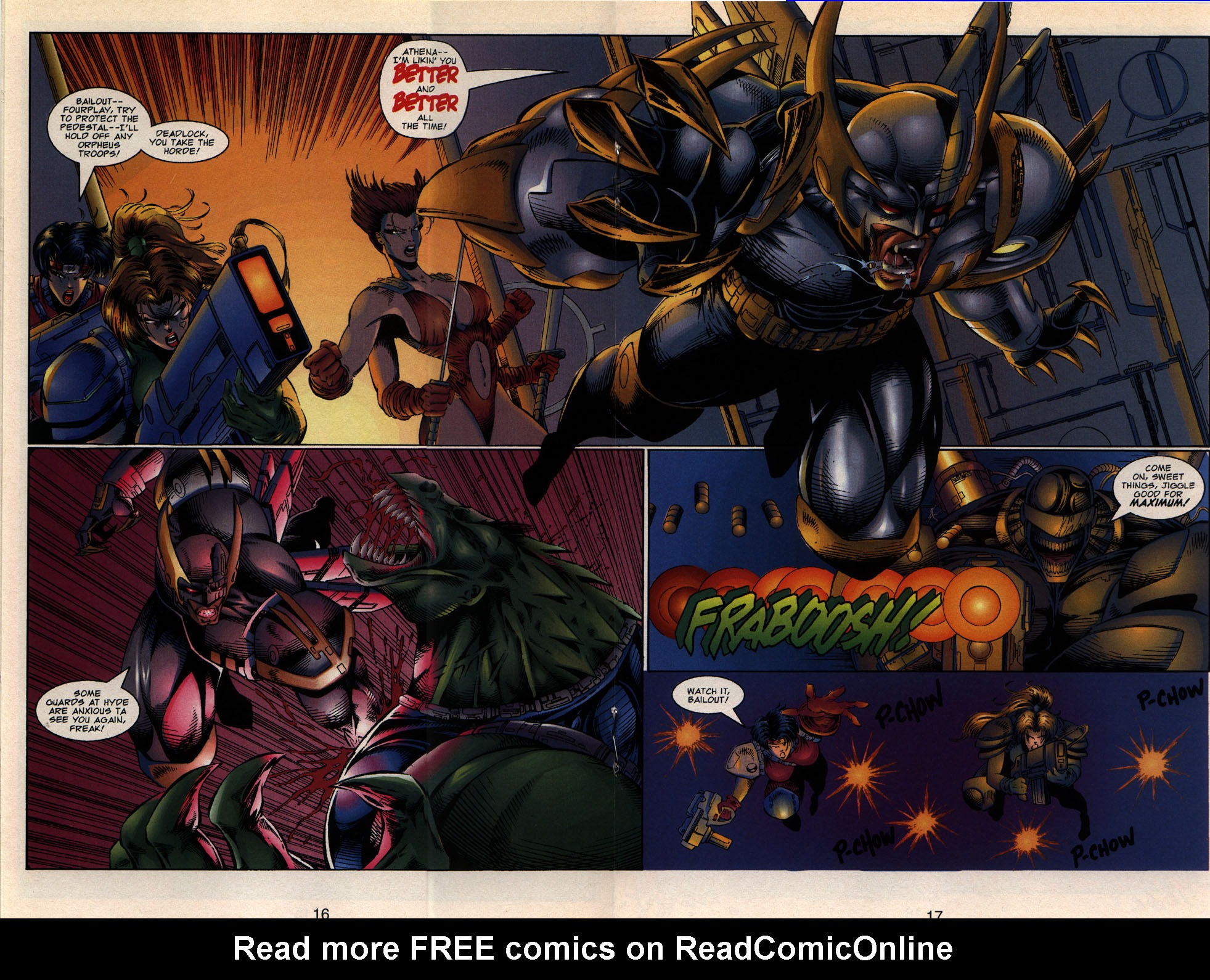 Read online Bloodstrike (1993) comic -  Issue #20 - 21