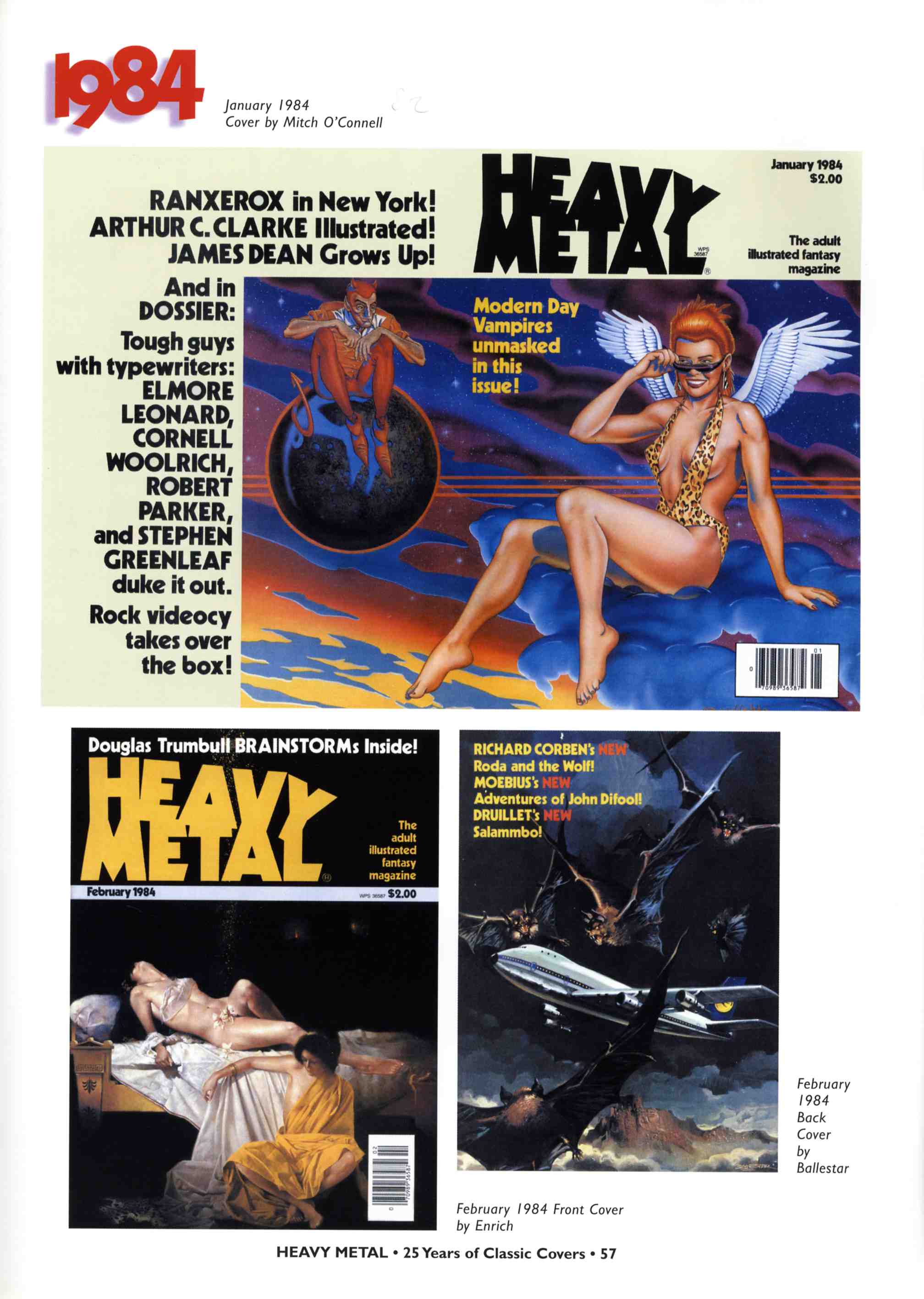 Read online Heavy Metal: 25 Years of Classic Covers comic -  Issue # TPB - 63