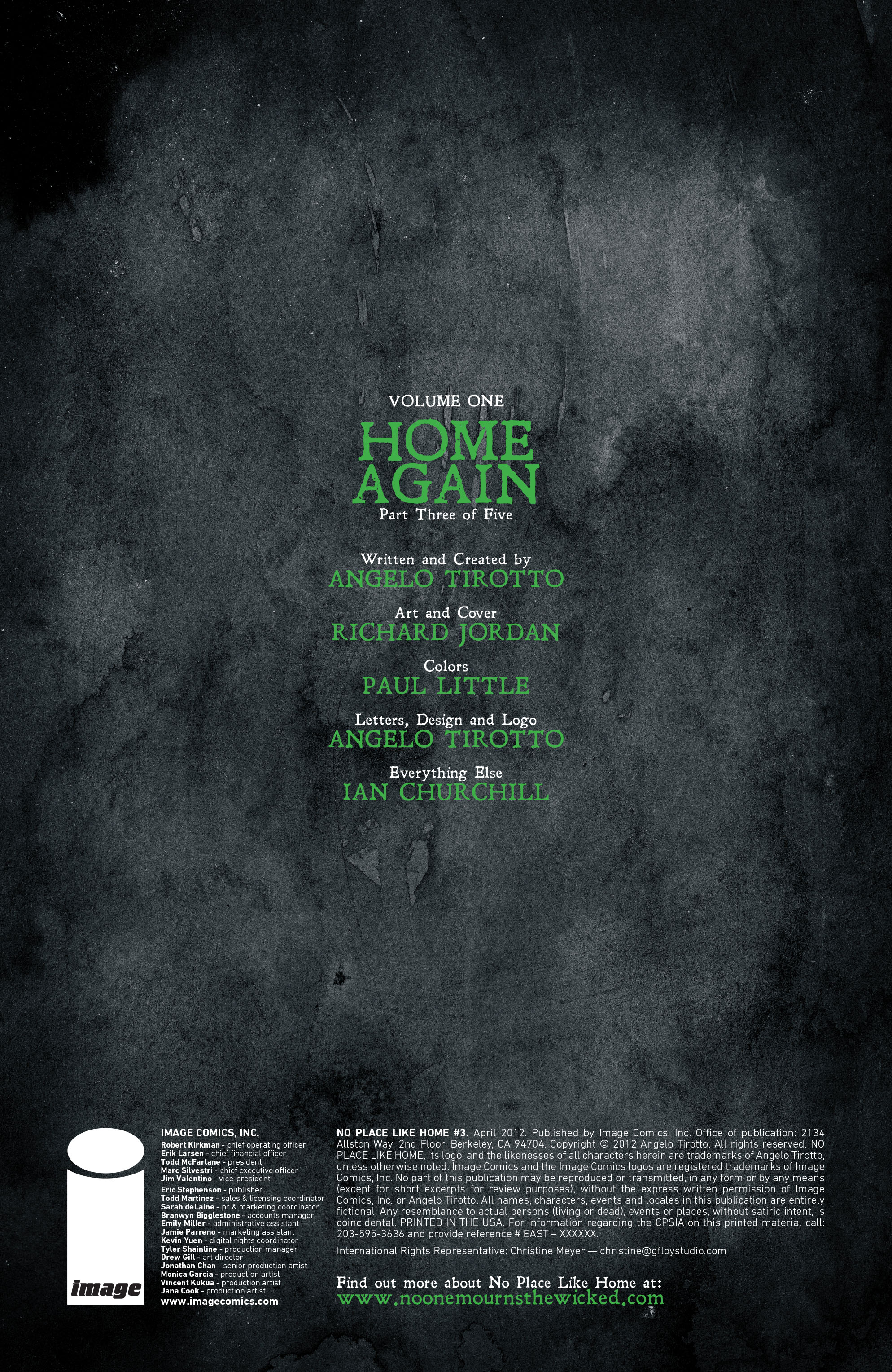 Read online No Place Like Home comic -  Issue #3 - 2