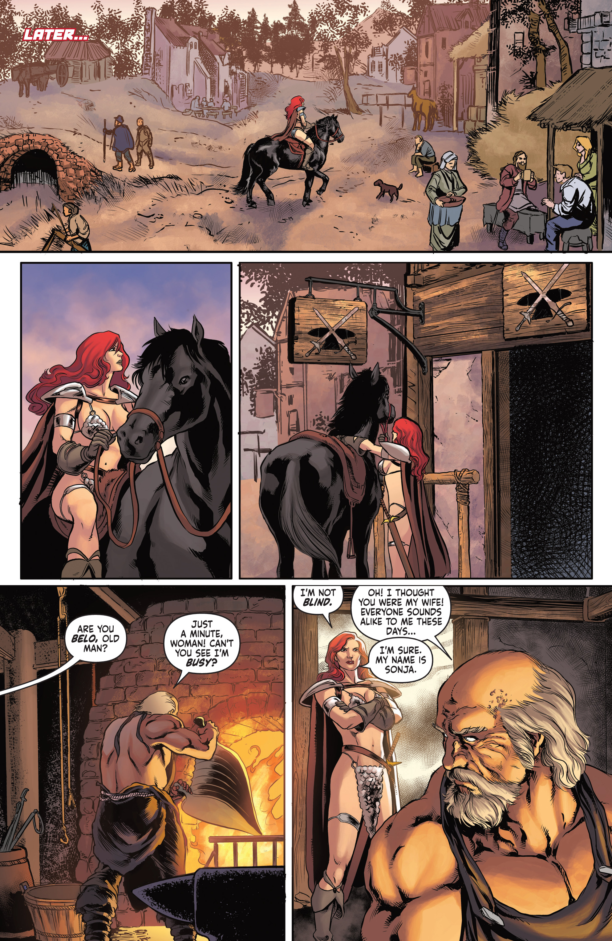 Read online Red Sonja Vol. 4 comic -  Issue # _TPB 4 - 12