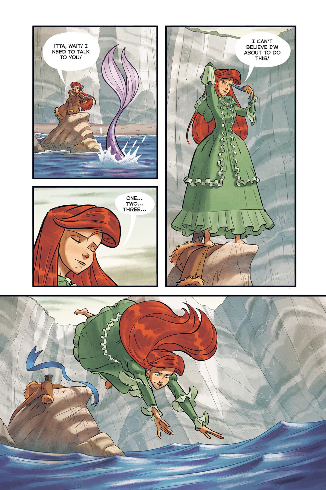 Read online Ariel and the Curse of the Sea Witches comic -  Issue # TPB - 54