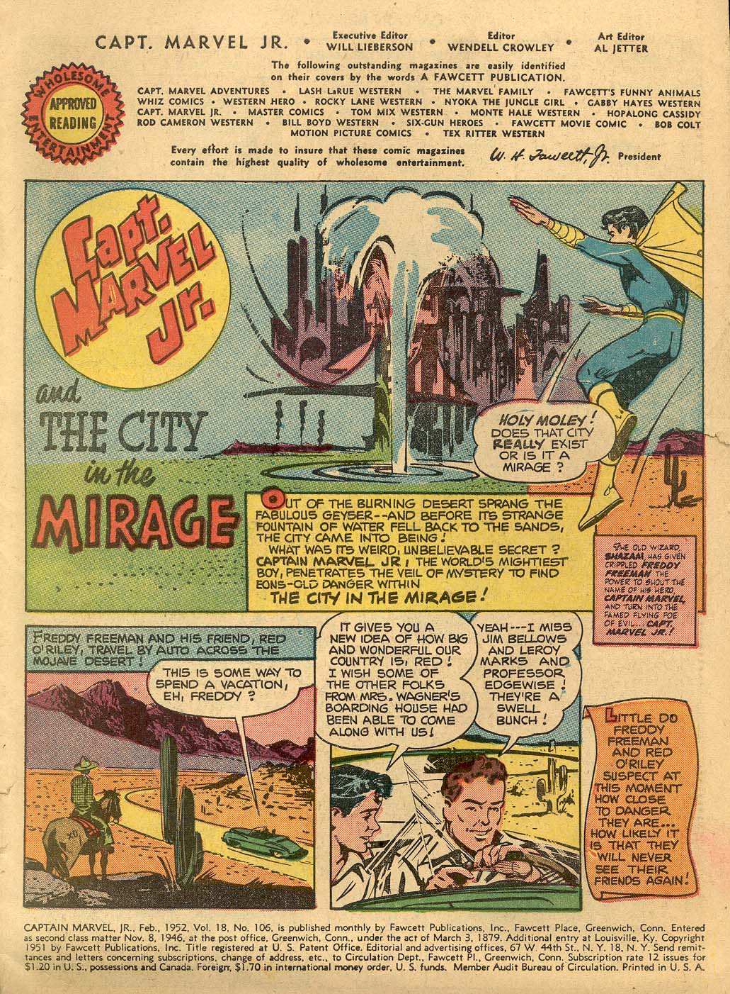 Read online Captain Marvel, Jr. comic -  Issue #106 - 2