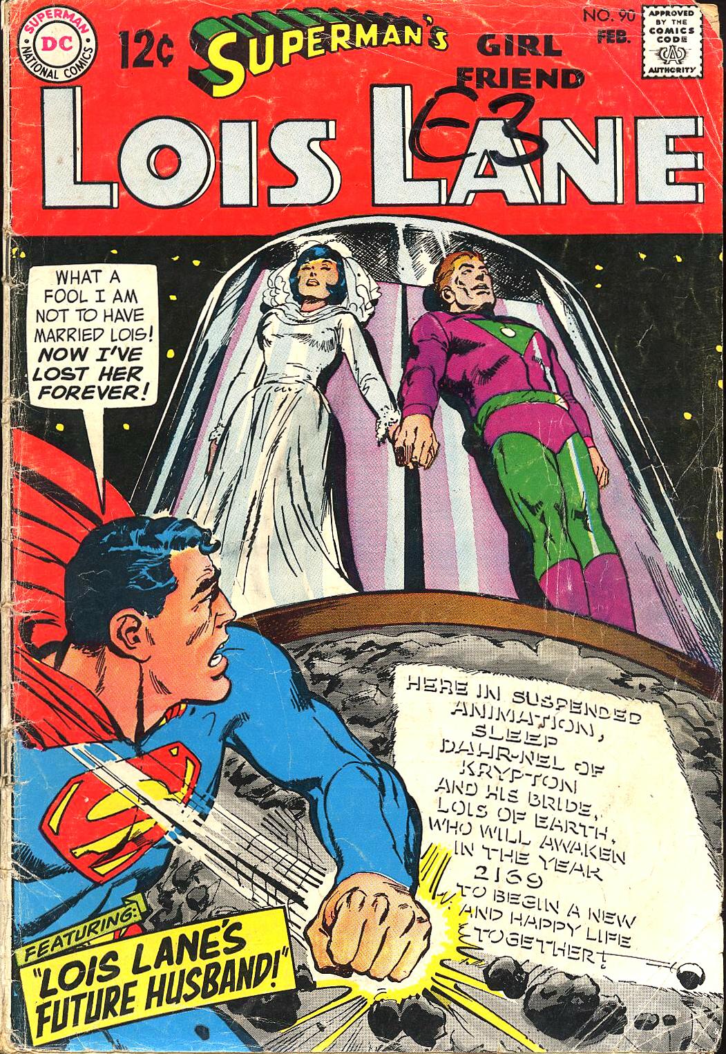 Read online Superman's Girl Friend, Lois Lane comic -  Issue #90 - 1