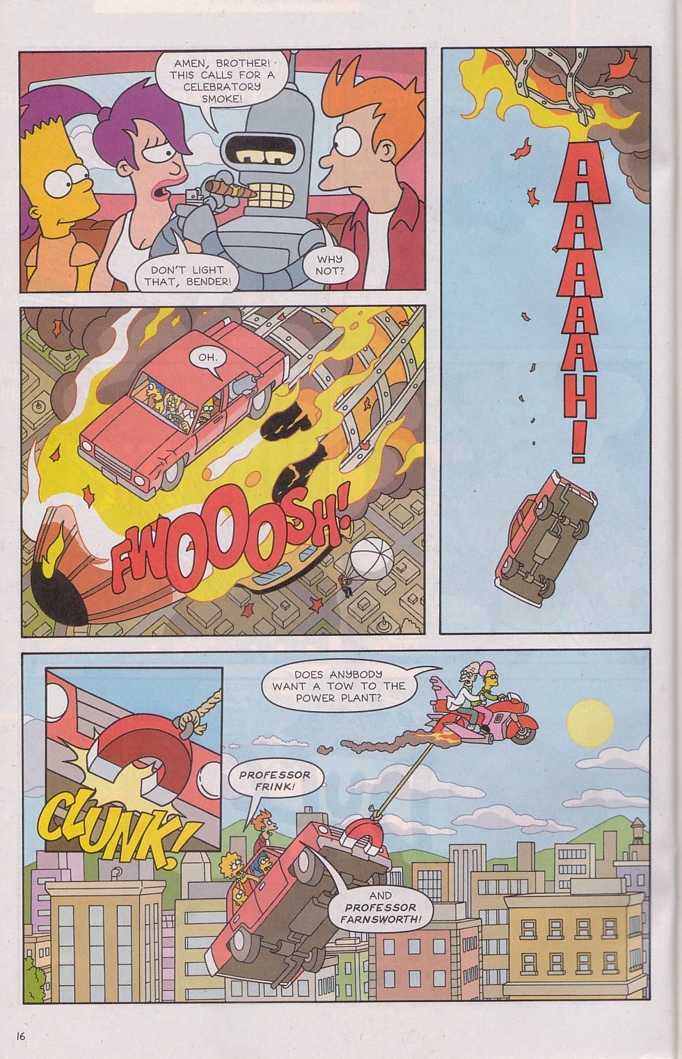 Read online The Futurama/Simpsons Infinitely Secret Crossover Crisis comic -  Issue #2 - 19