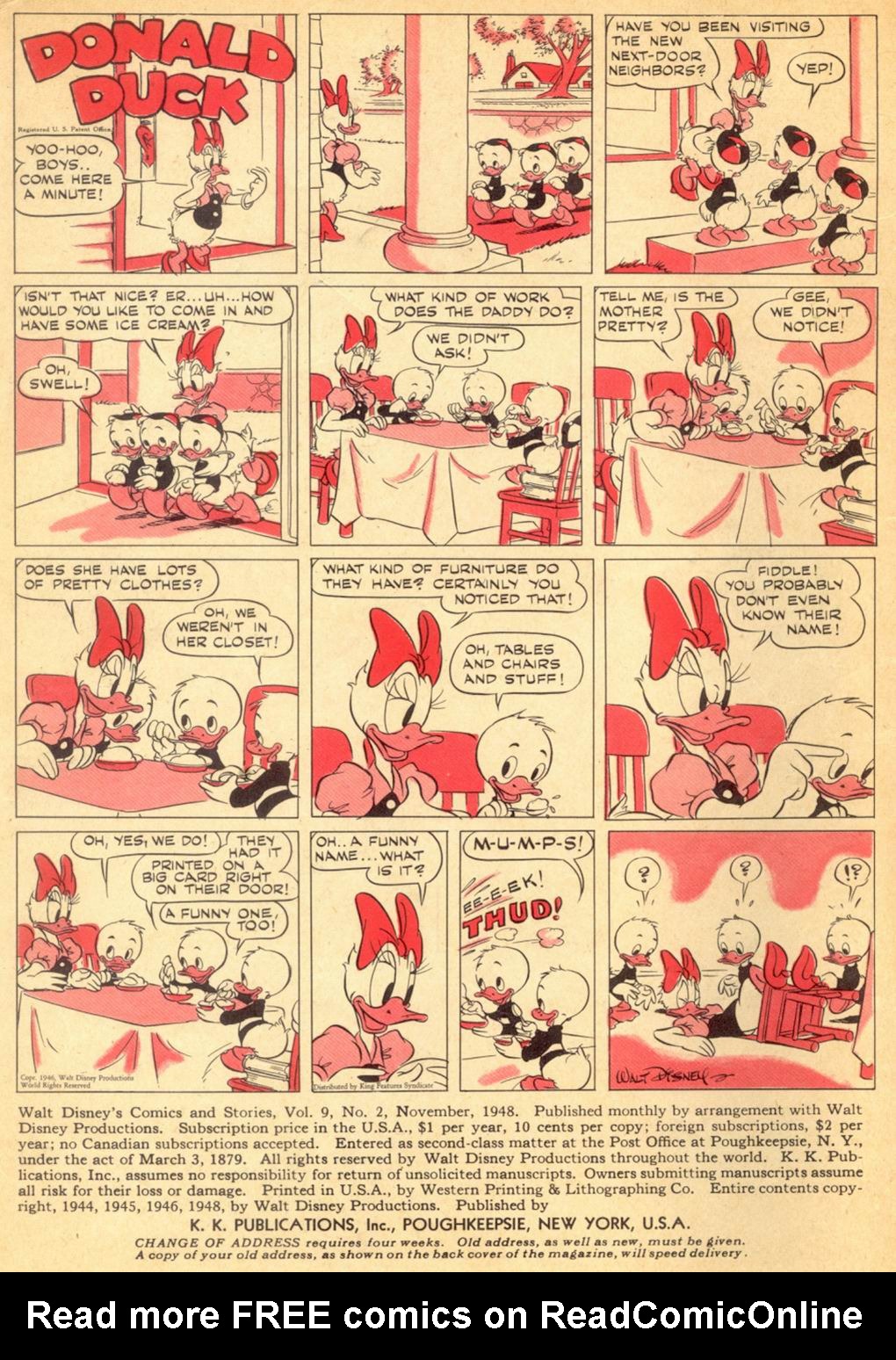 Read online Walt Disney's Comics and Stories comic -  Issue #98 - 2