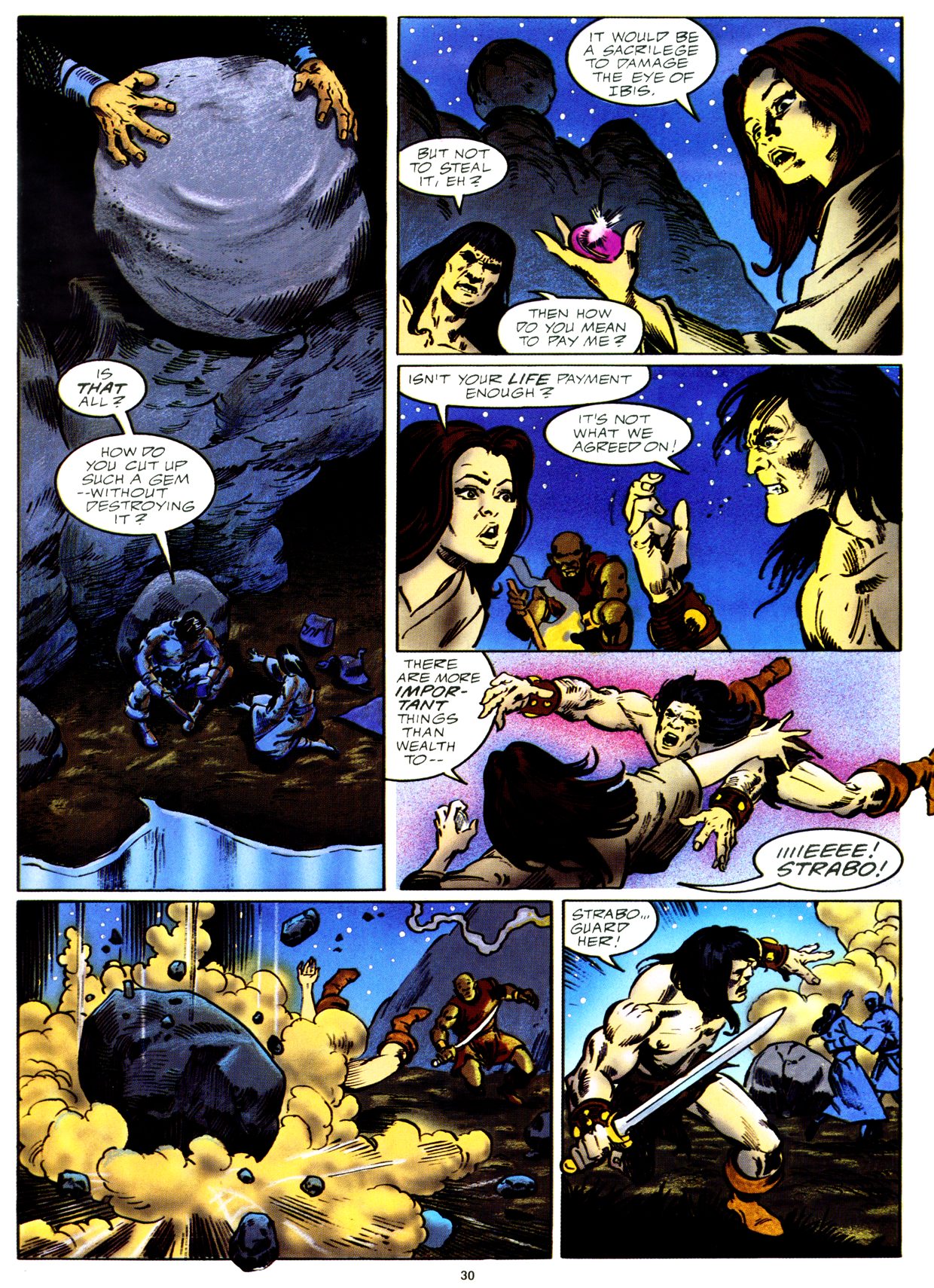 Read online Marvel Graphic Novel comic -  Issue #59 - Conan - The Horn of Azoth - 30