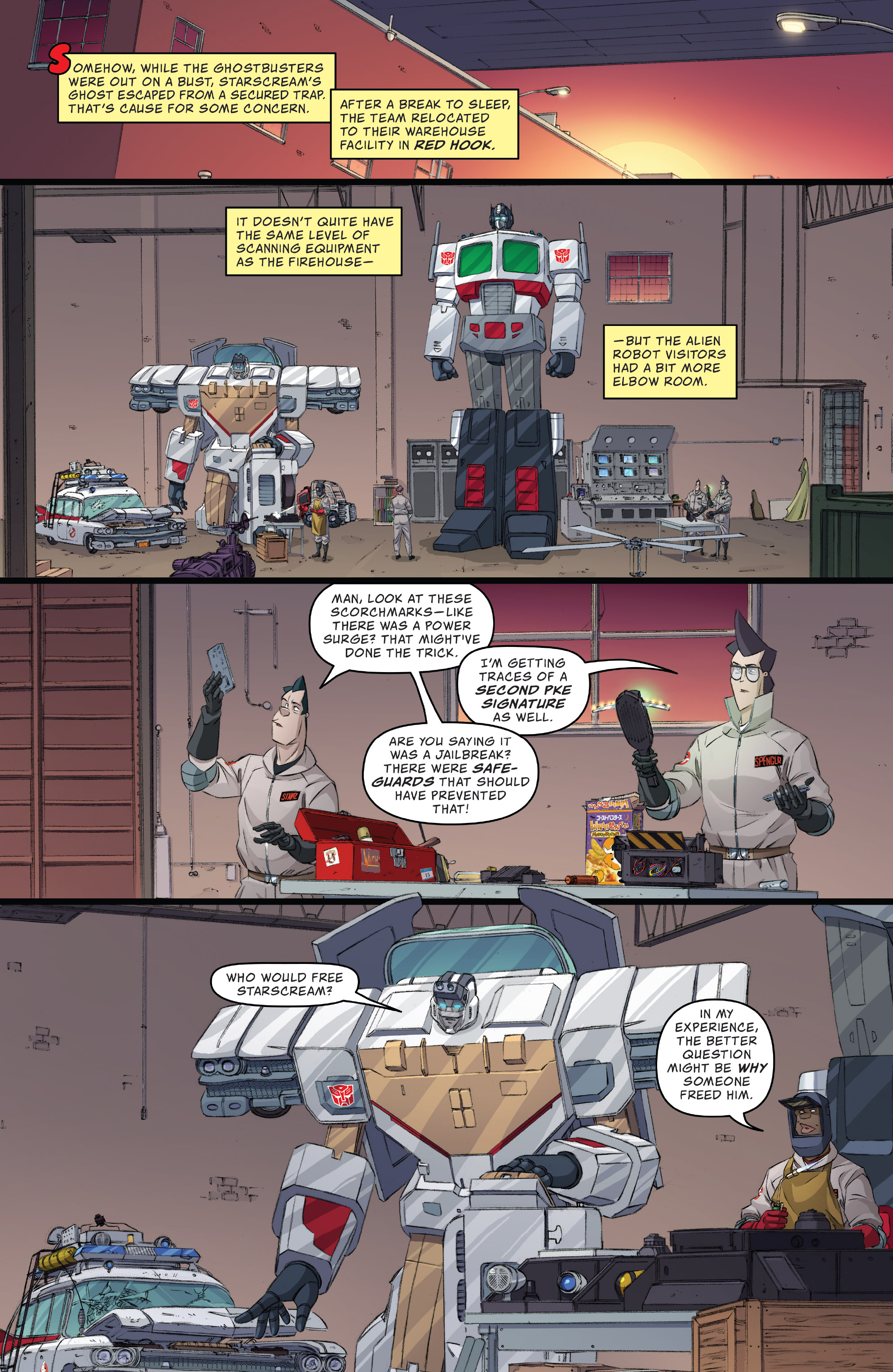Read online Transformers/Ghostbusters comic -  Issue #4 - 5