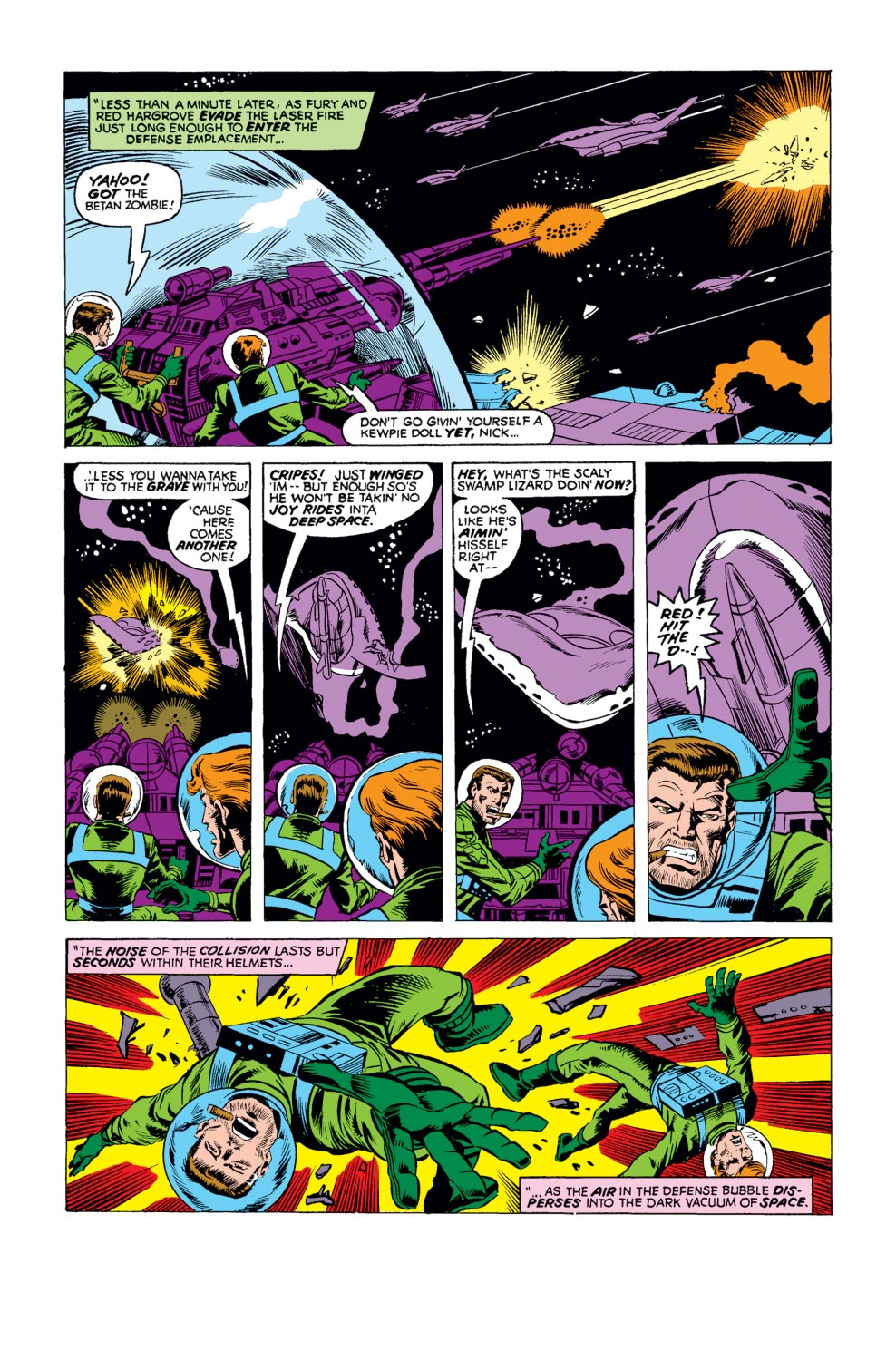 What If? (1977) issue 14 - Sgt. Fury had Fought WWII in Outer Space - Page 6