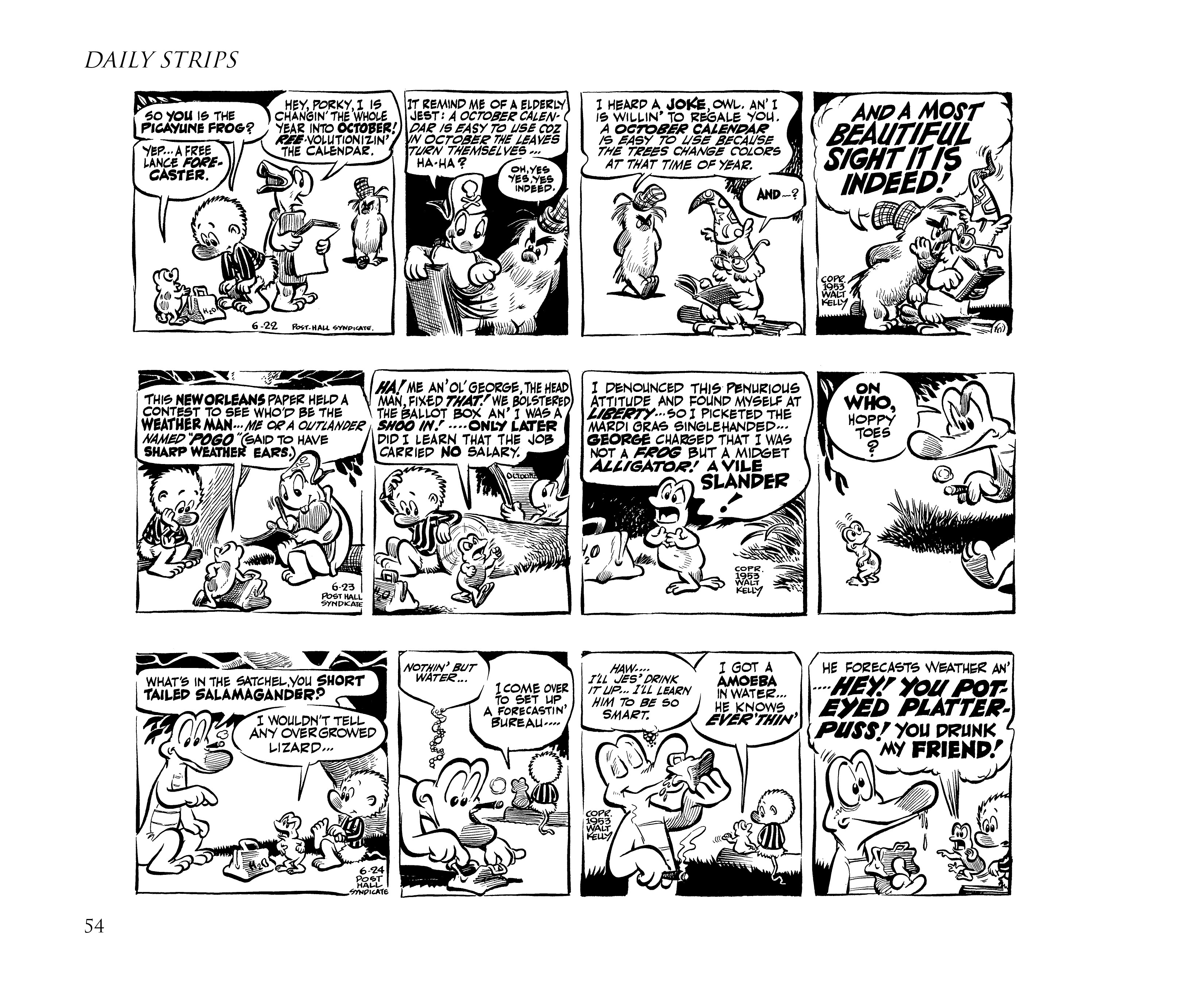 Read online Pogo by Walt Kelly: The Complete Syndicated Comic Strips comic -  Issue # TPB 3 (Part 1) - 66