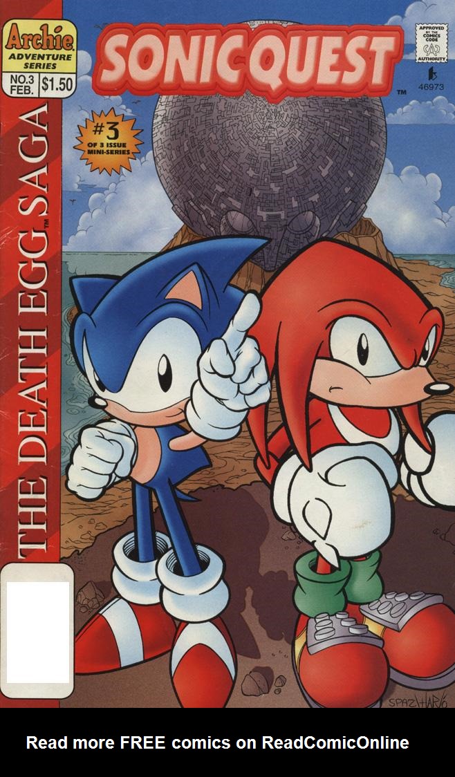 Read online Sonic Quest - The Death Egg Saga comic -  Issue #3 - 1