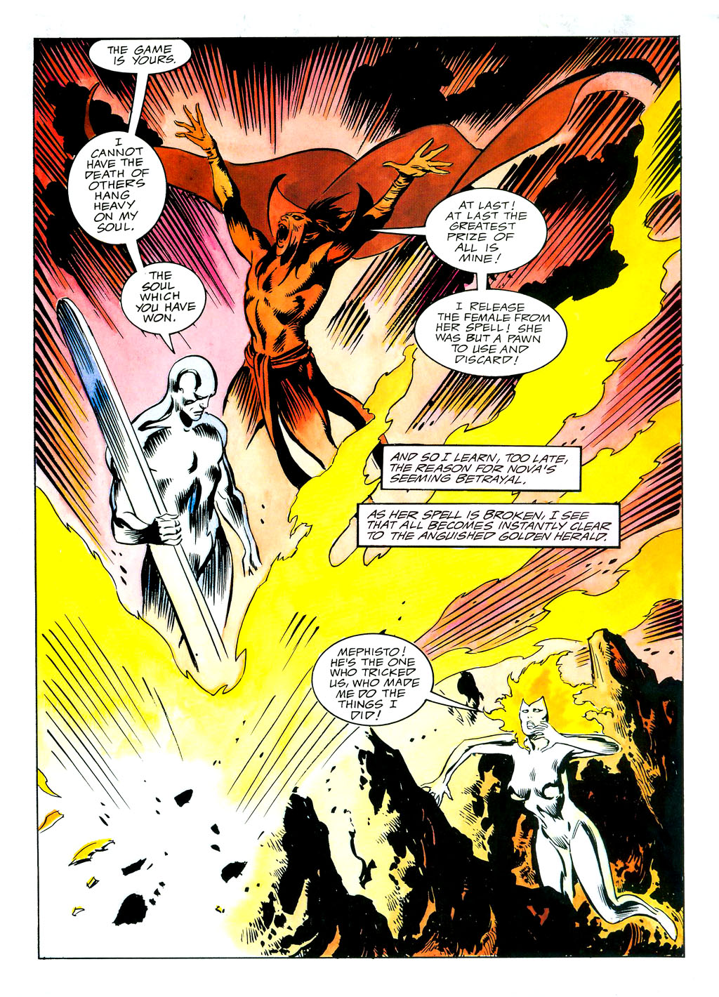 Read online Marvel Graphic Novel comic -  Issue #38 - Silver Surfer - Judgment Day - 49