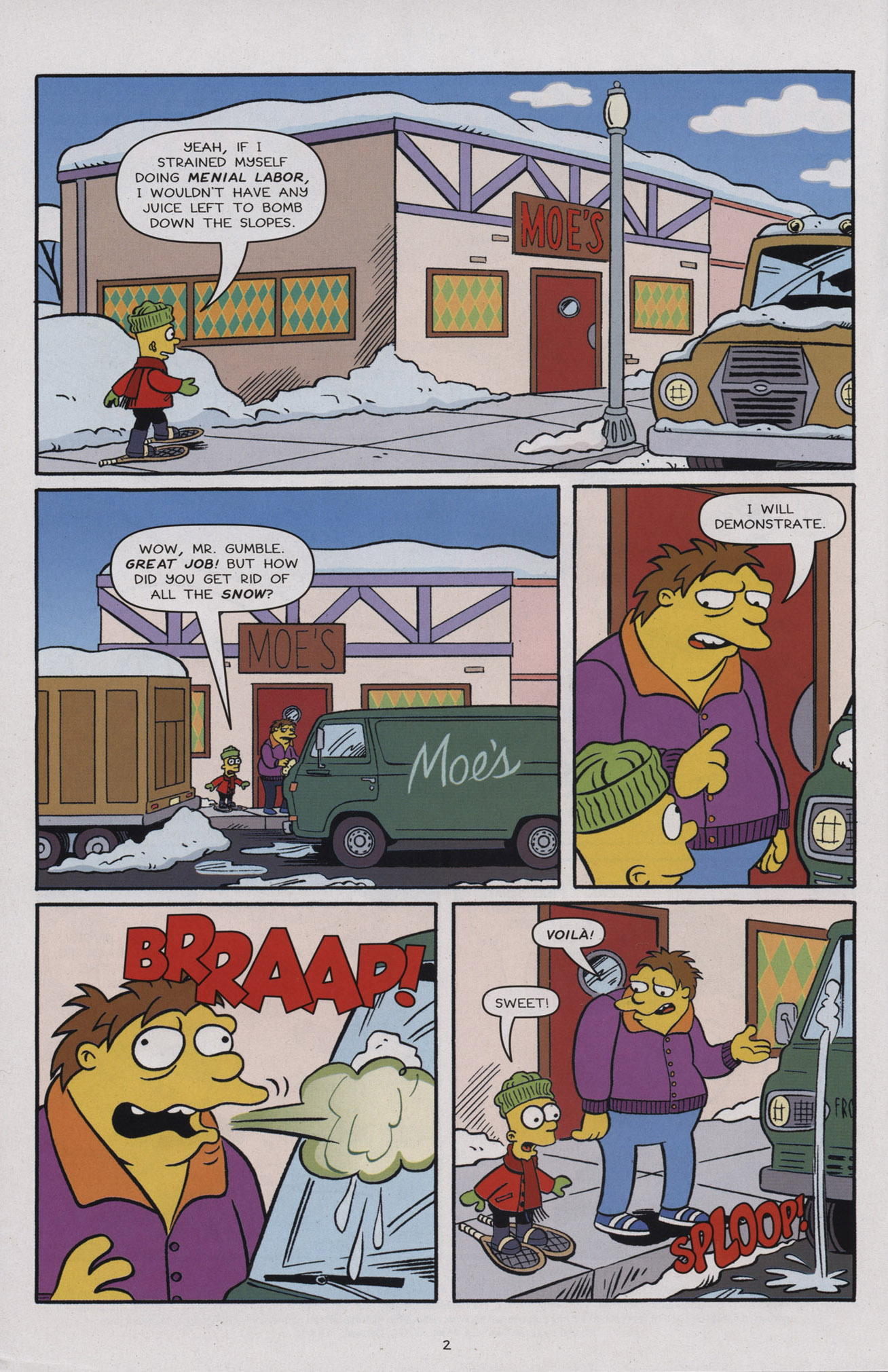Read online The Simpsons Winter Wingding comic -  Issue #6 - 4