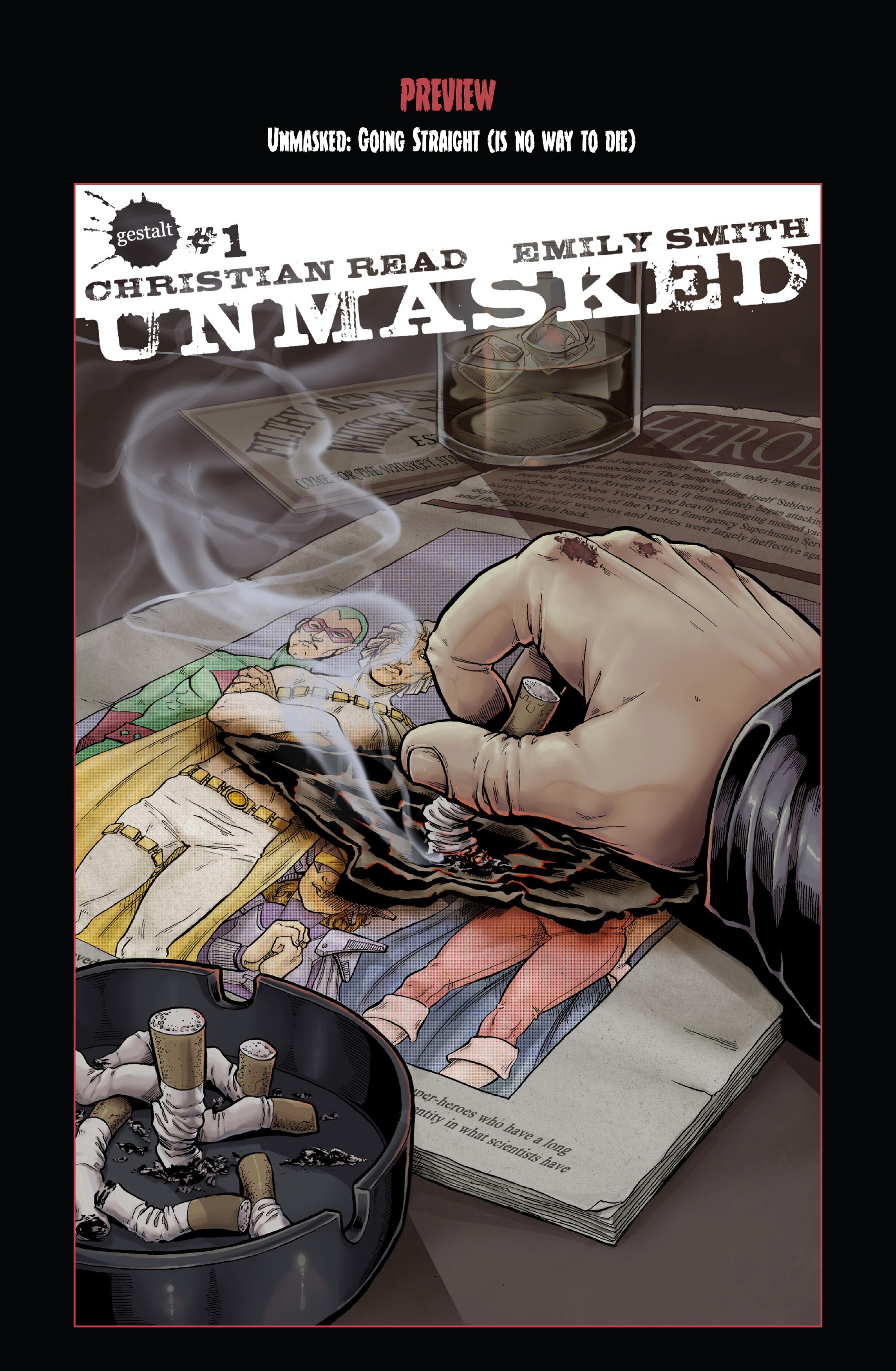 Read online Unmasked: Caddy Full of Blood comic -  Issue # Full - 38