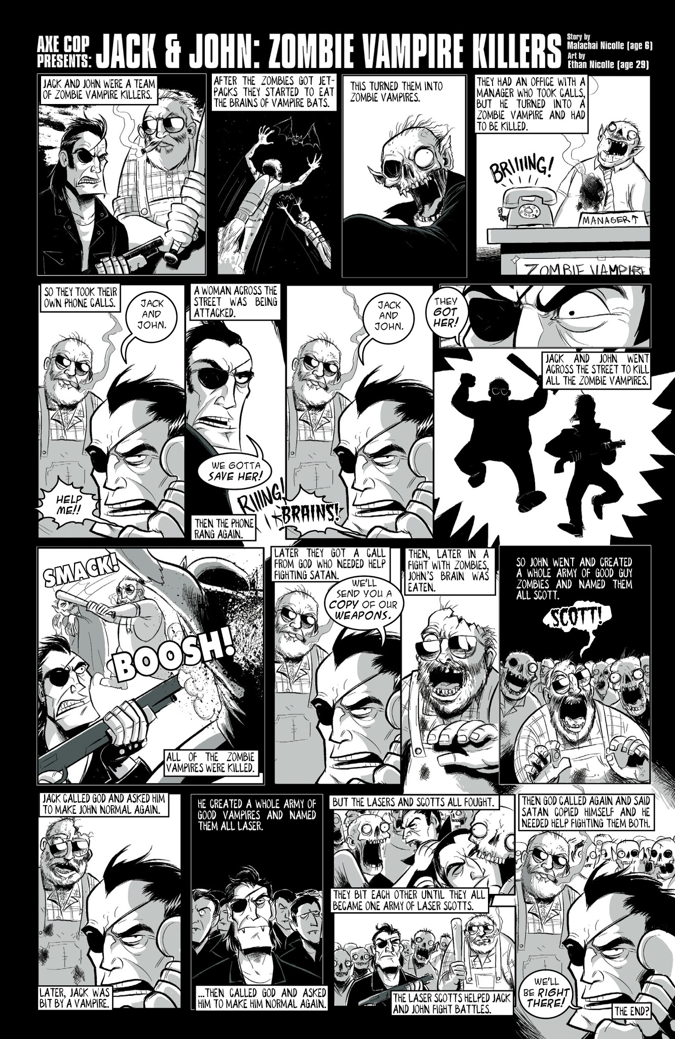 Read online Axe Cop comic -  Issue # TPB 3 - 112