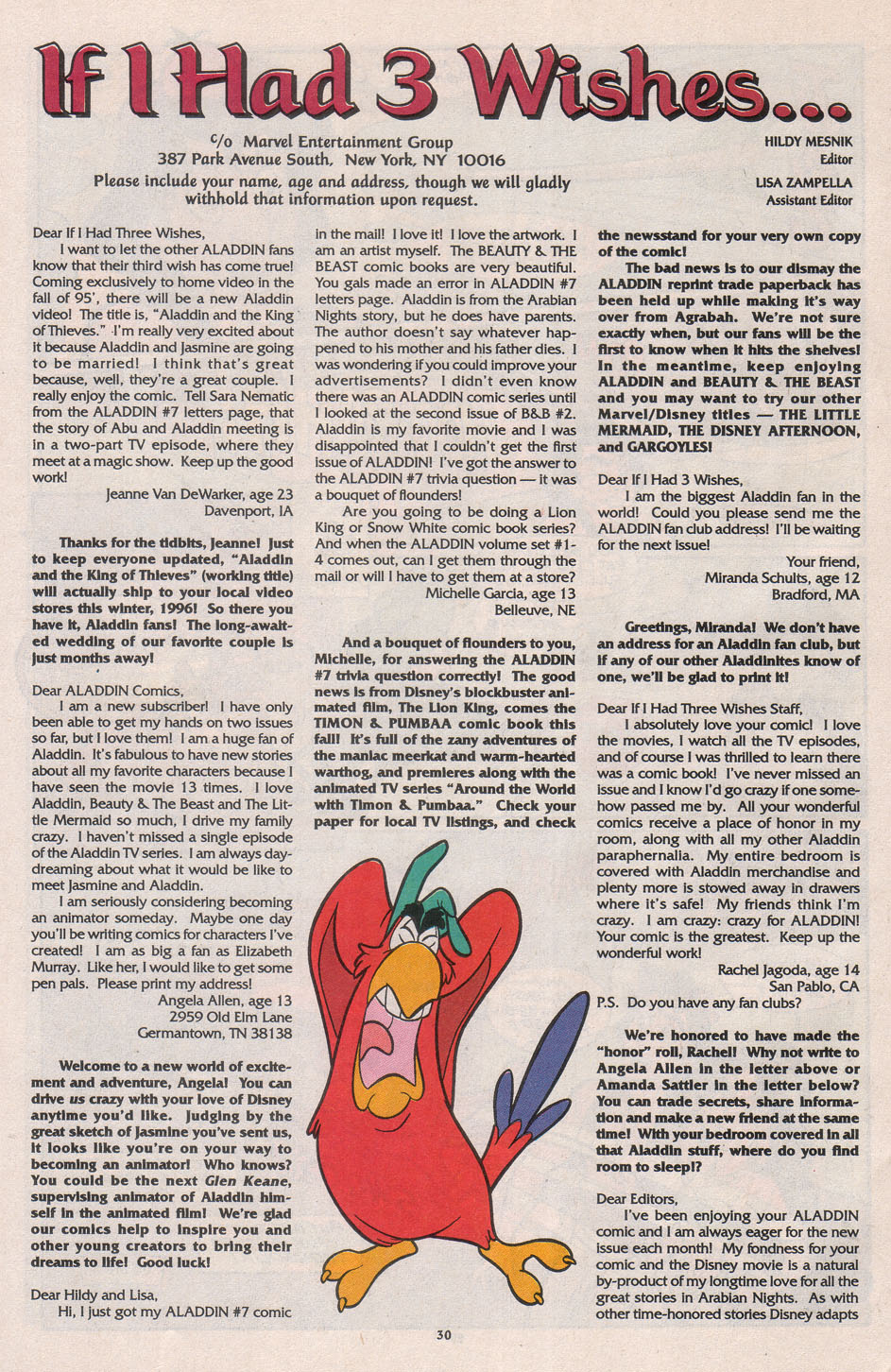 Read online Disney's Aladdin comic -  Issue #9 - 31