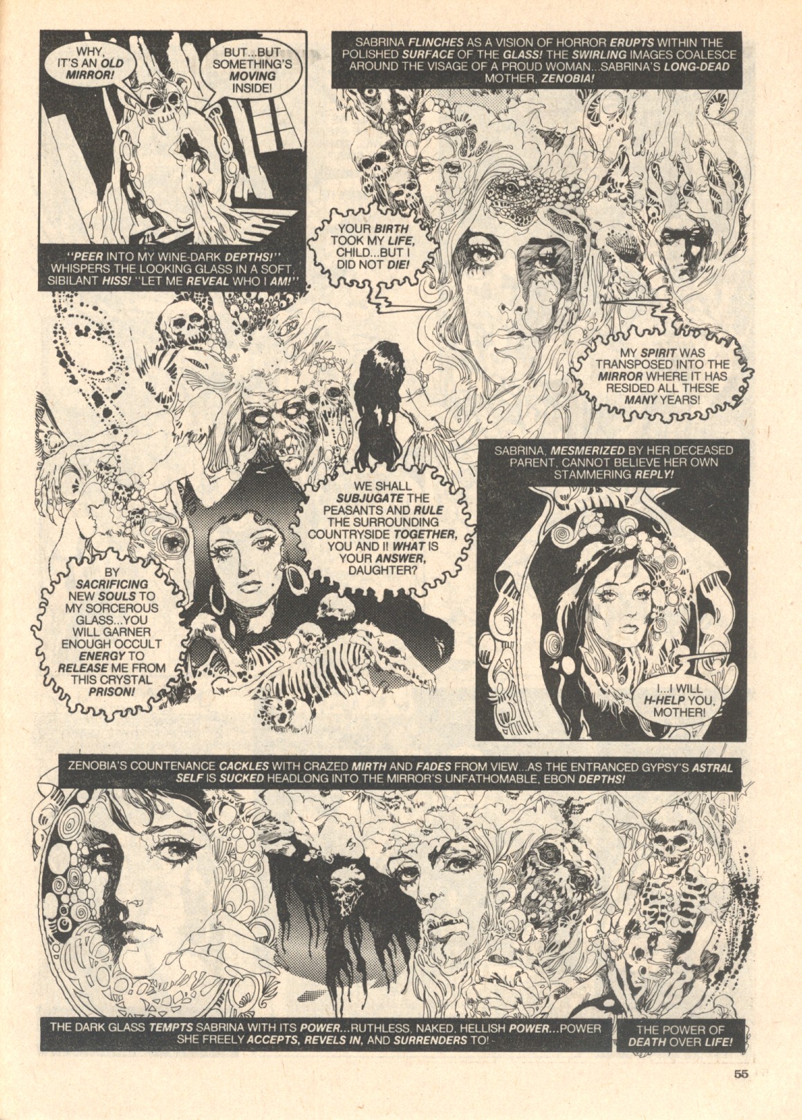 Read online Creepy (1964) comic -  Issue #136 - 55