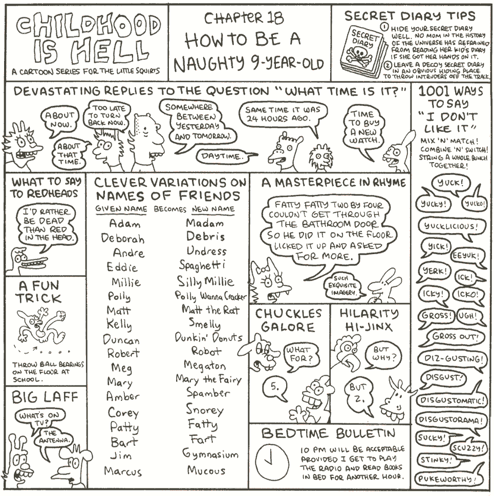 Read online Life In Hell comic -  Issue # TPB Childhood Is Hell - 22