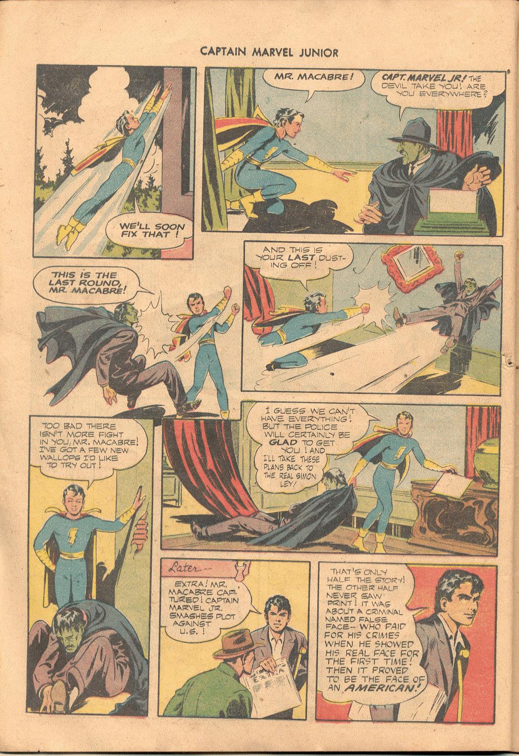 Read online Captain Marvel, Jr. comic -  Issue #29 - 11