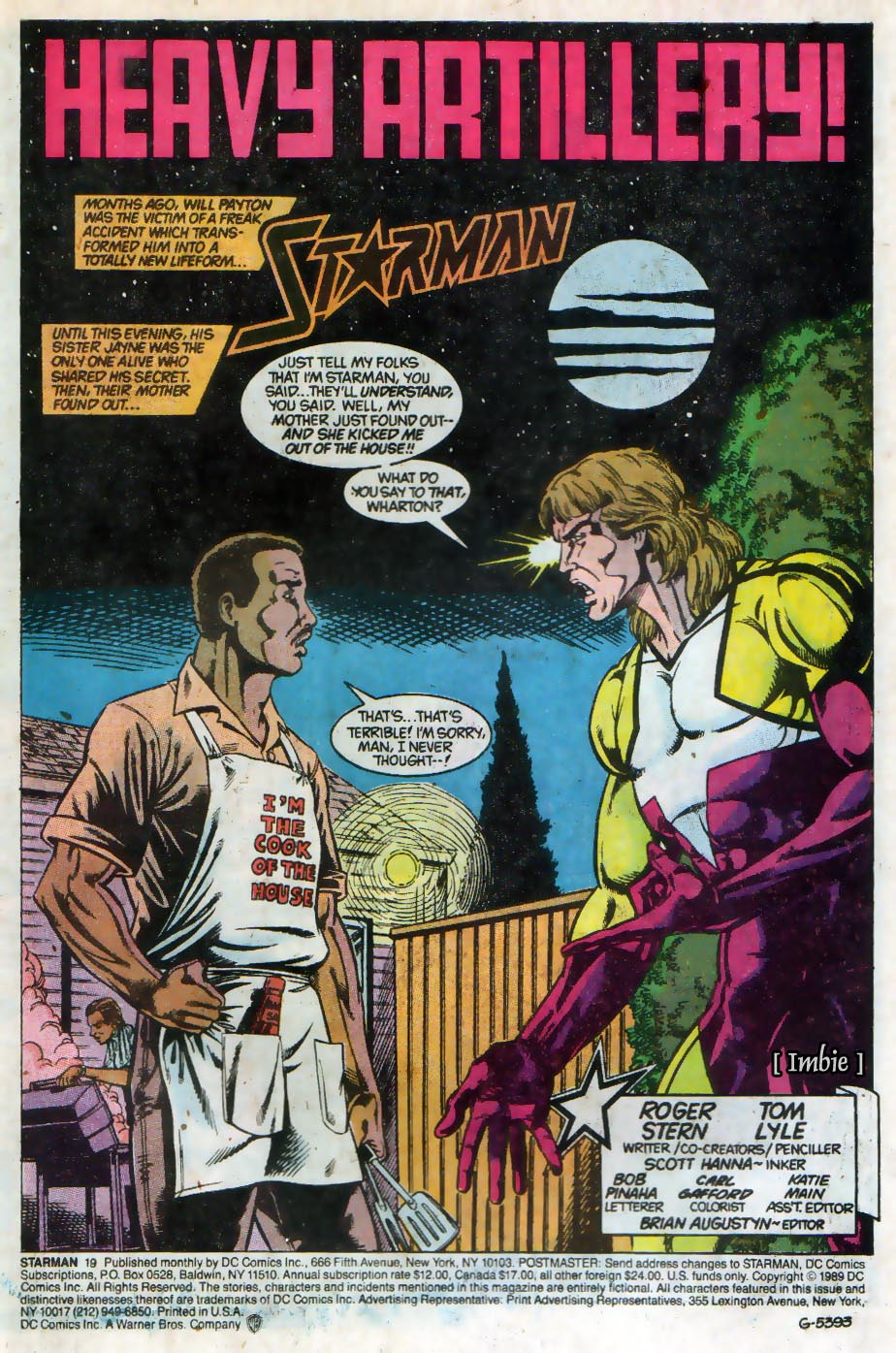 Read online Starman (1988) comic -  Issue #19 - 2