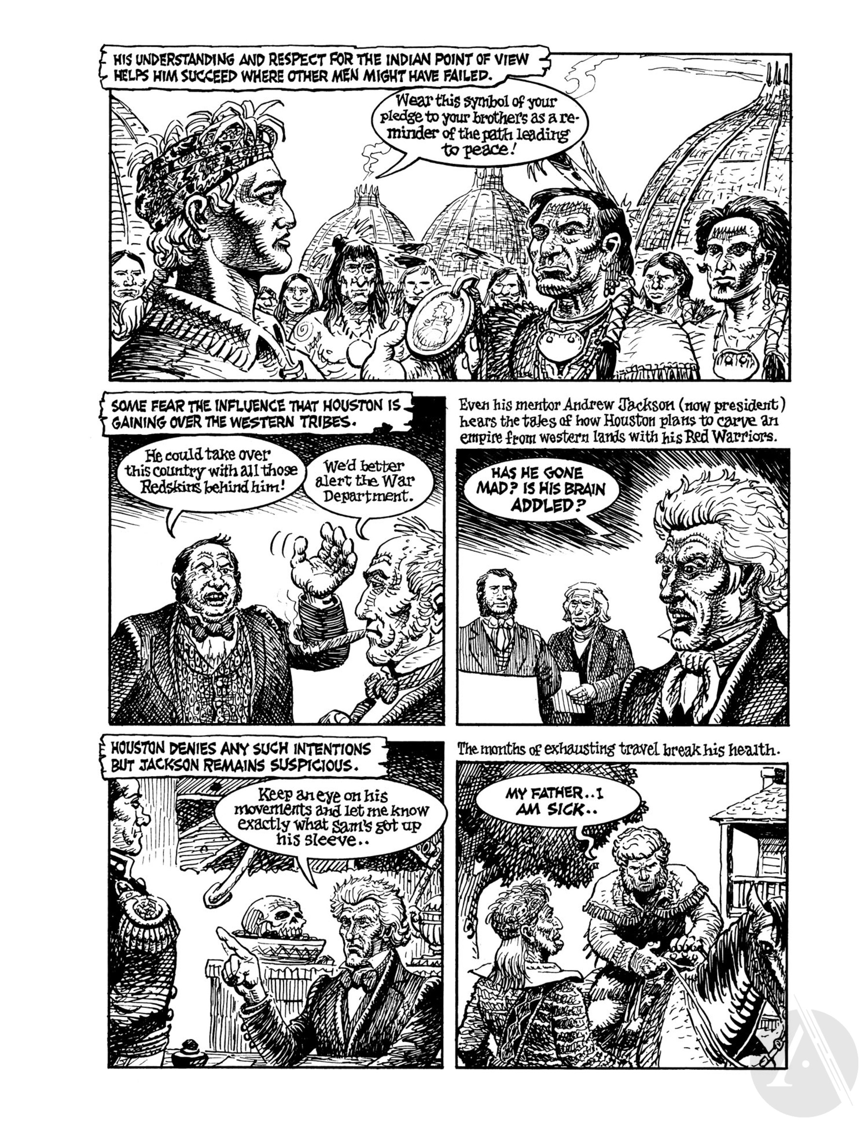 Read online Indian Lover: Sam Houston & the Cherokees comic -  Issue # TPB - 51