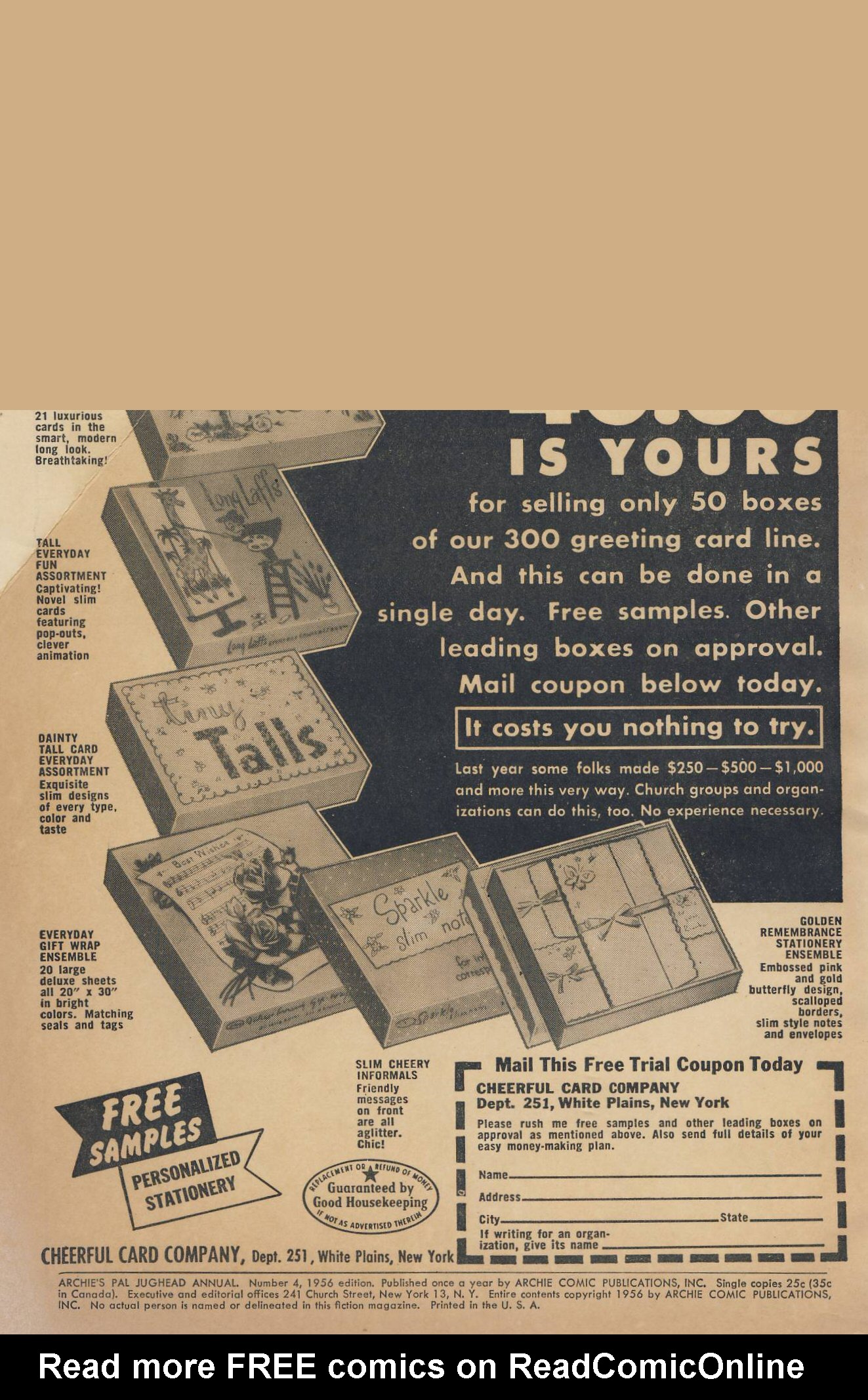 Read online Archie's Pal Jughead Annual comic -  Issue #4 - 2