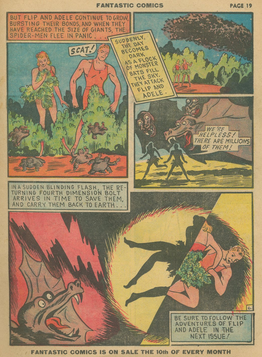 Read online Fantastic Comics comic -  Issue #8 - 21