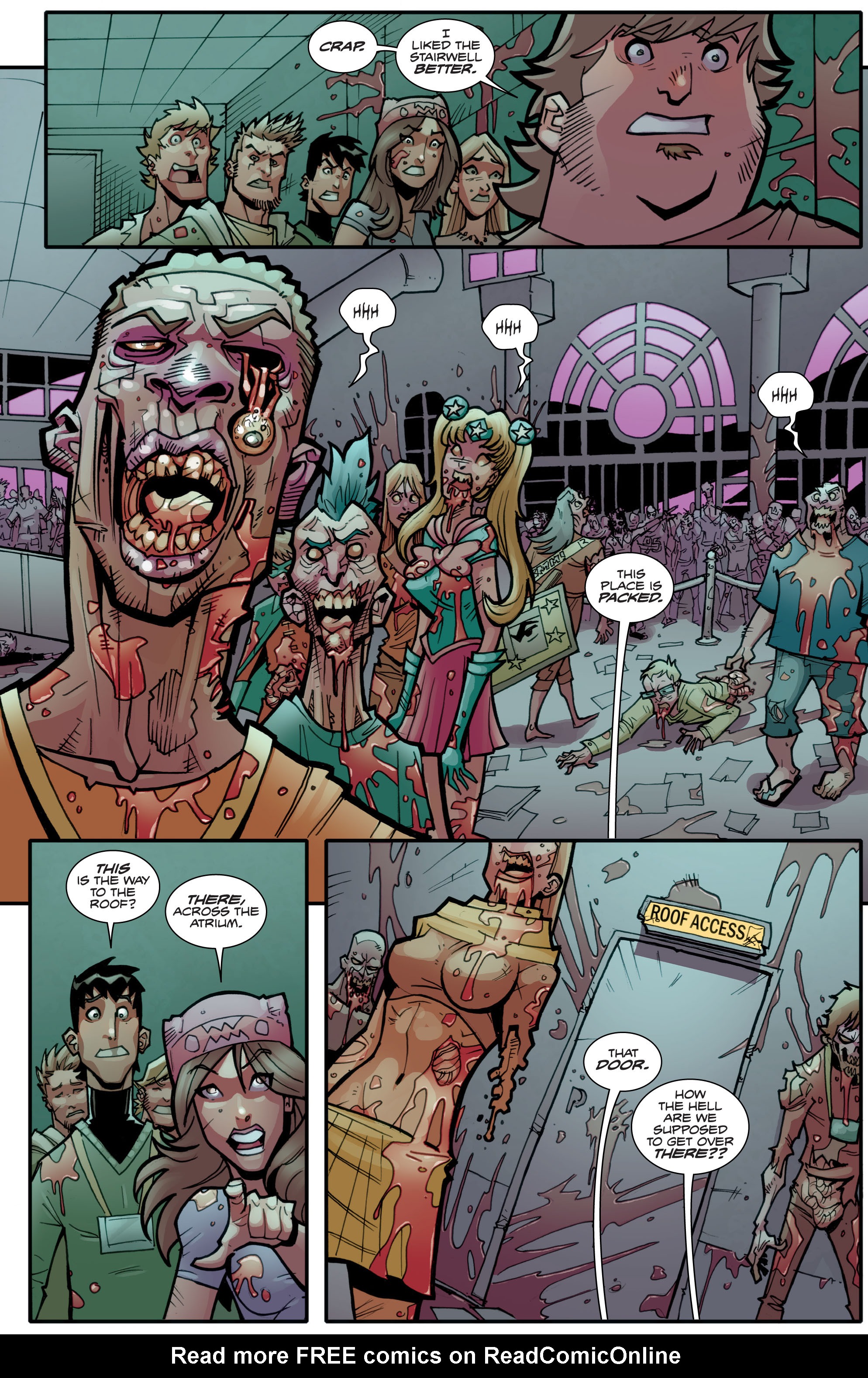Read online Fanboys vs. Zombies comic -  Issue #4 - 22