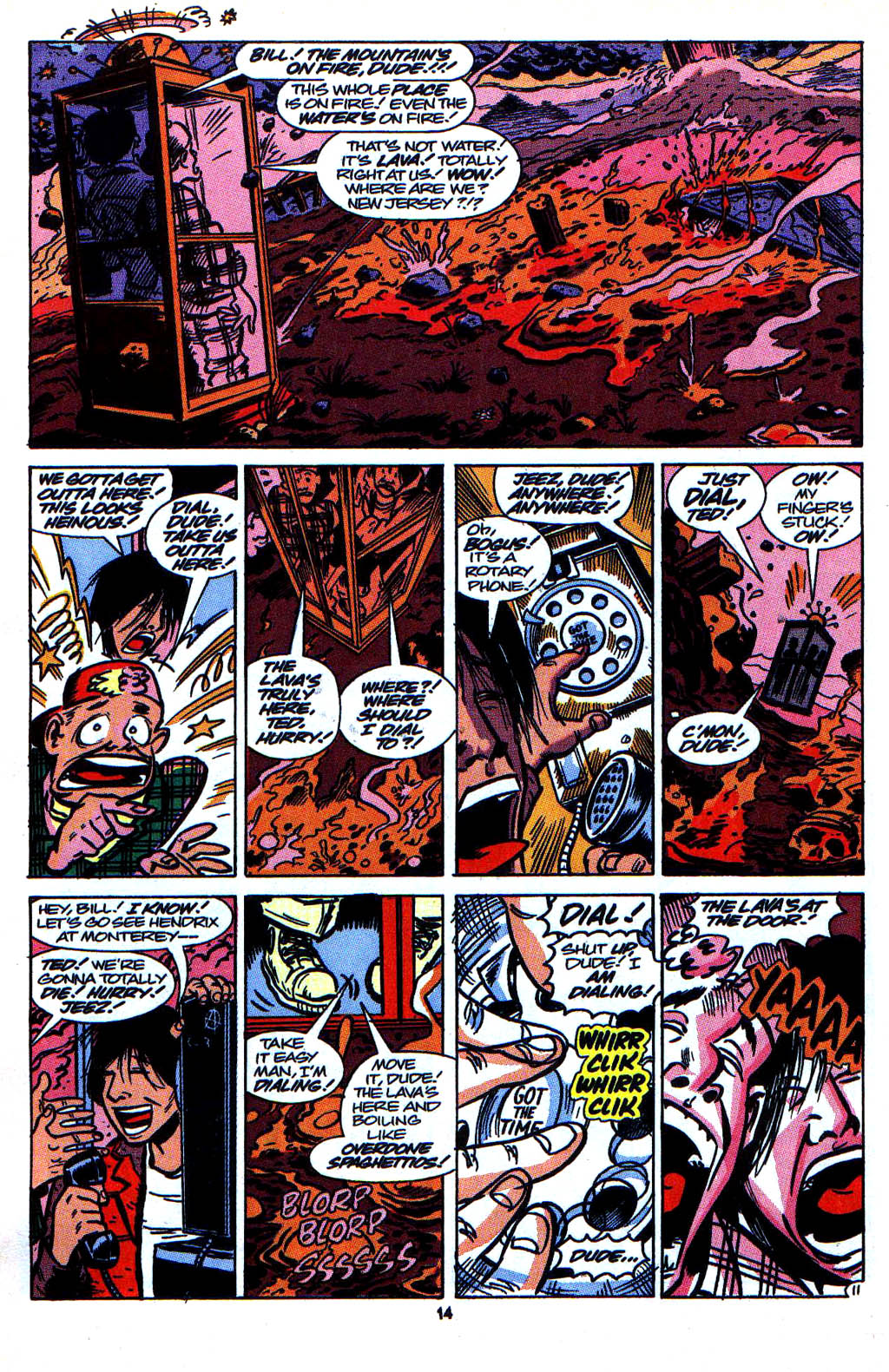 Read online Bill & Ted's Excellent Comic Book comic -  Issue #2 - 12