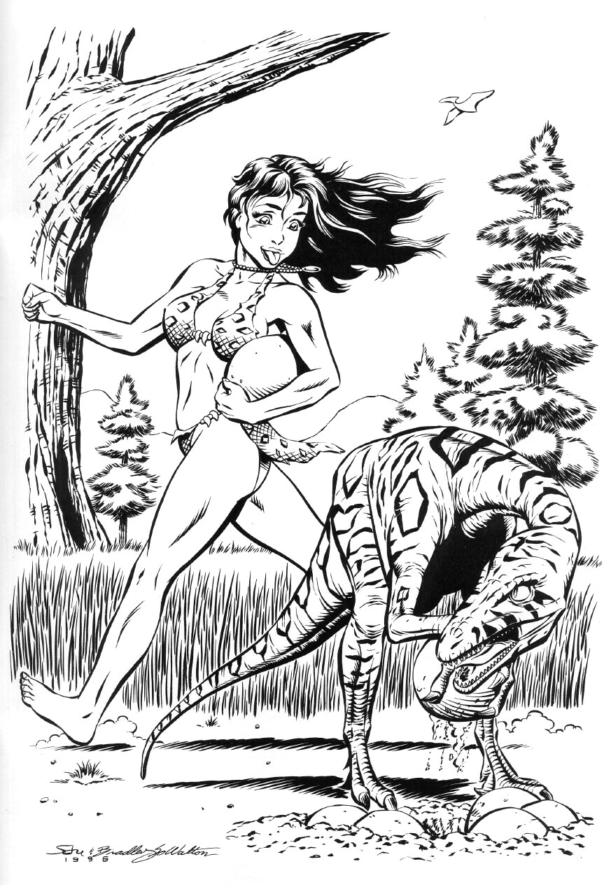Read online Cavewoman: Rain comic -  Issue #5 - 36