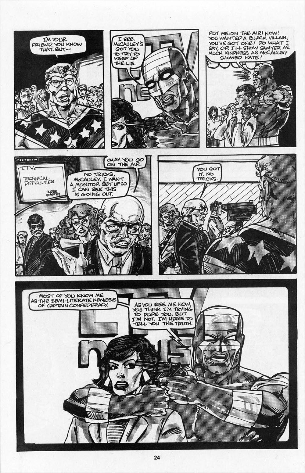 Read online Captain Confederacy (1986) comic -  Issue #0 - 26